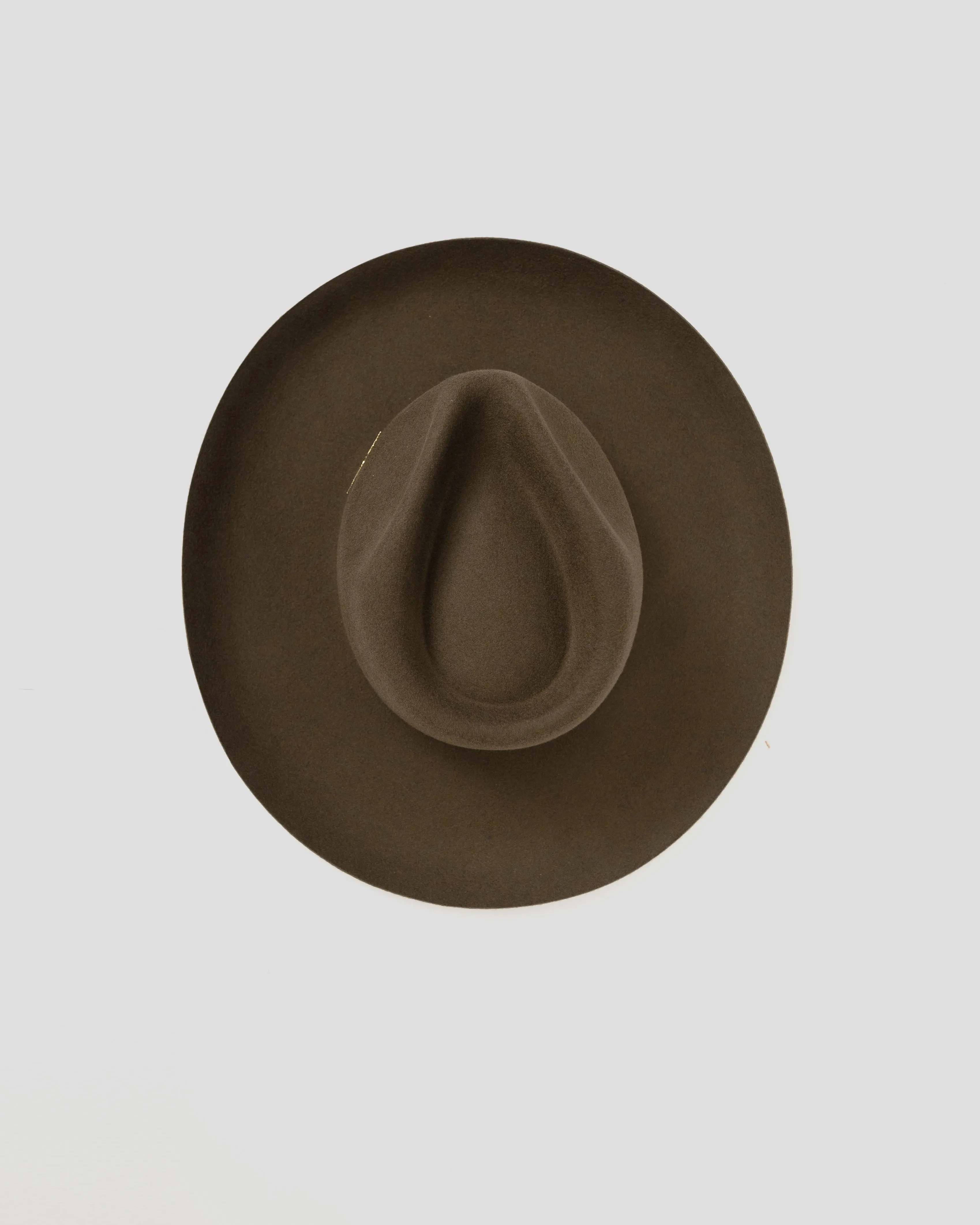 Southern Gents Naked Fedora Hat - Dark Olive sold by Southern Gents product image thumbnail 5