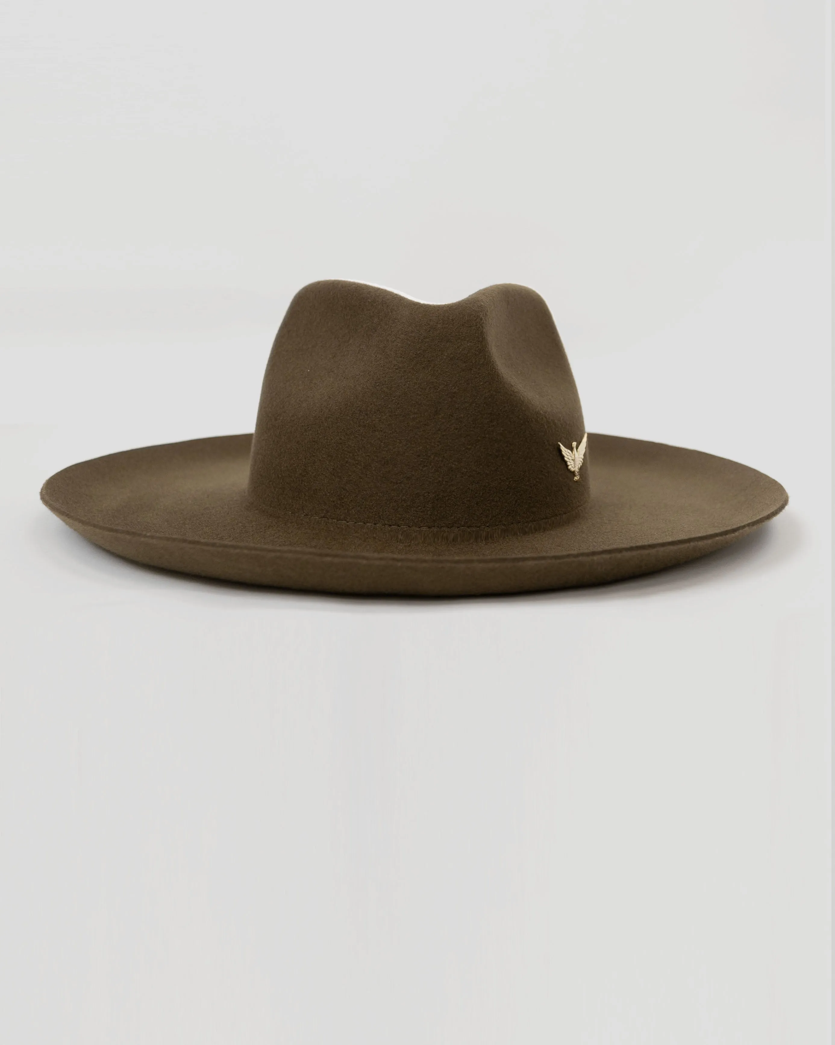 Southern Gents Naked Fedora Hat - Dark Olive sold by Southern Gents