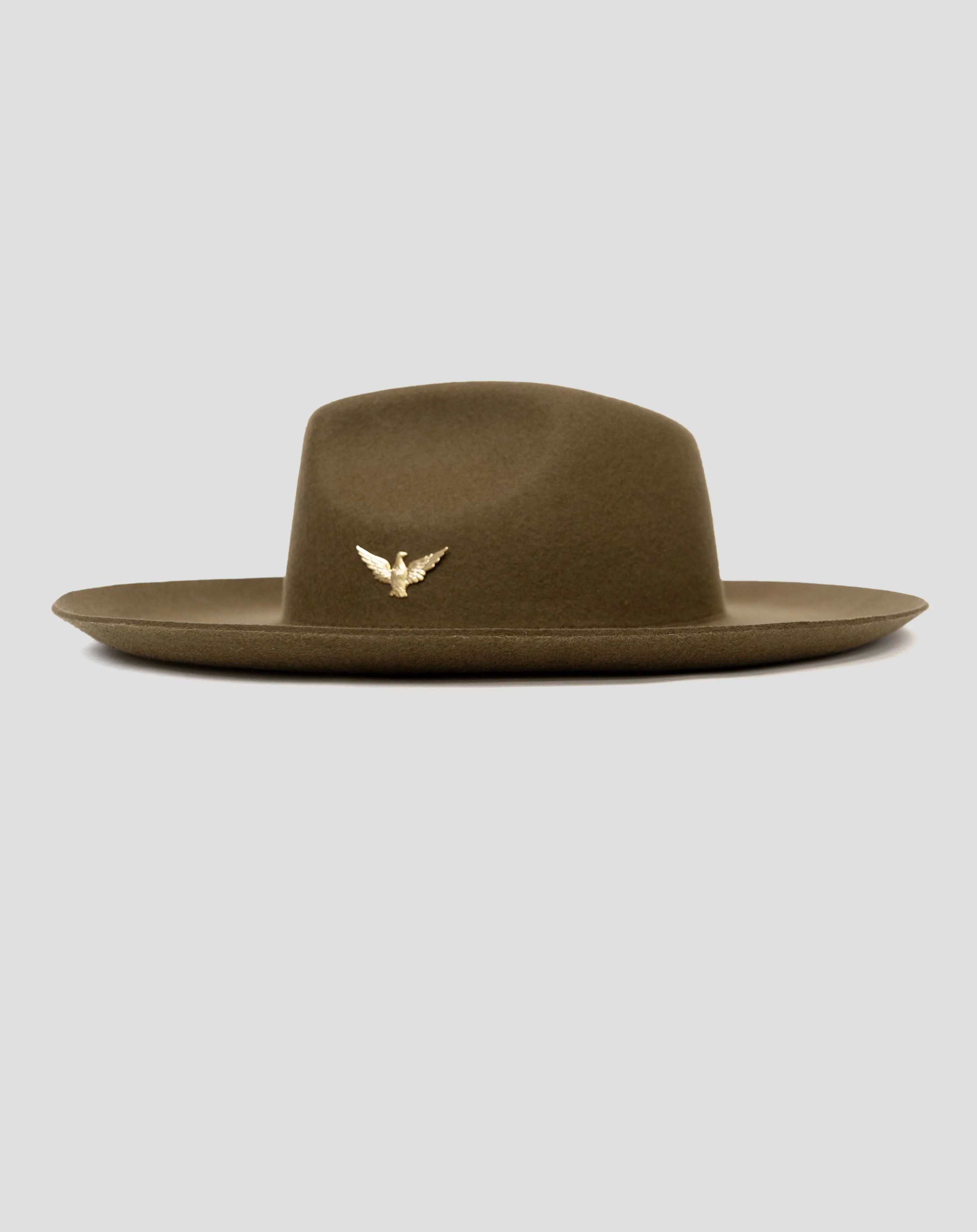 Southern Gents Naked Fedora Hat - Dark Olive sold by Southern Gents product image thumbnail 4
