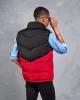 SG Puffer Vest - Black + Red sold by Southern Gents