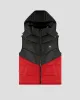 SG Puffer Vest - Black + Red sold by Southern Gents