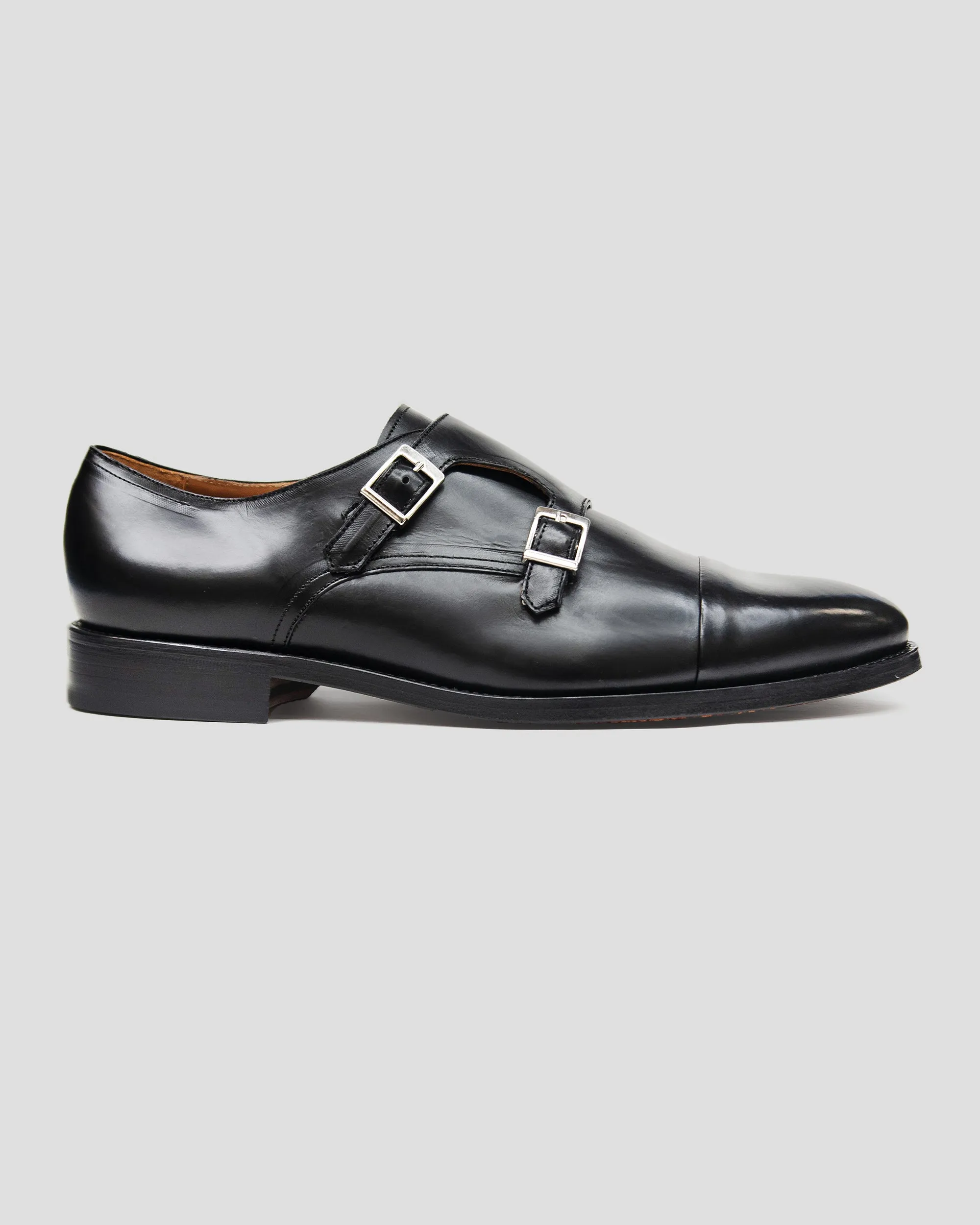 SG Hamilton Double Monkstrap V2 – Black sold by Southern Gents