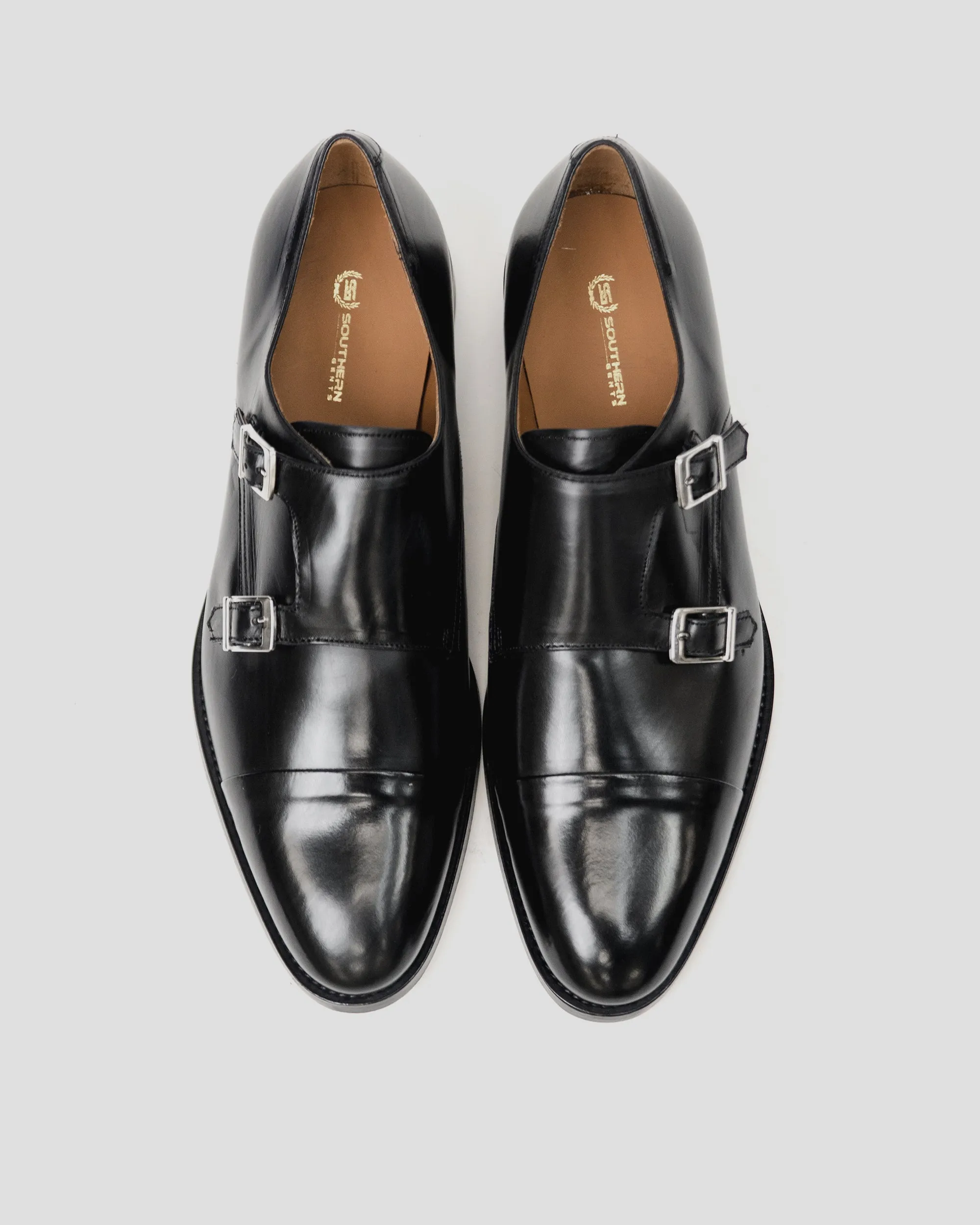 SG Hamilton Double Monkstrap V2 – Black sold by Southern Gents product image thumbnail 4