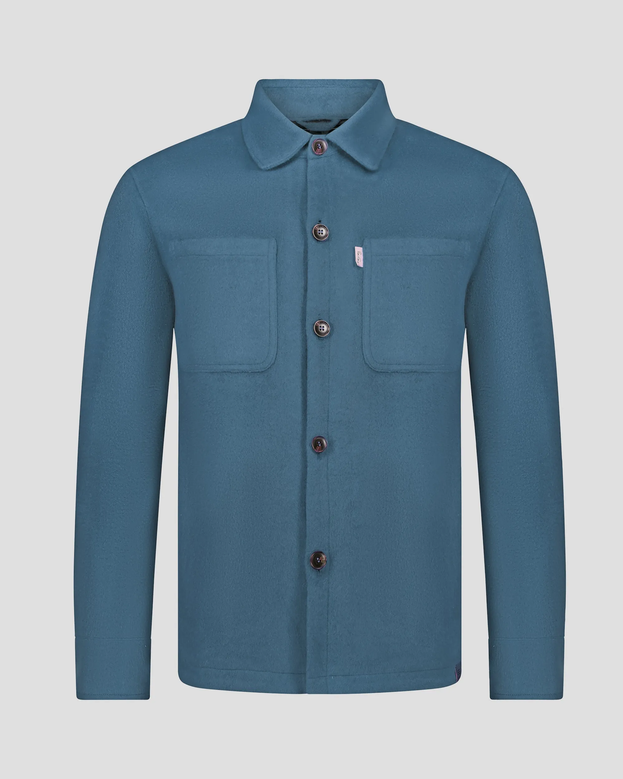 SG Quilted Shirt Jacket - Powder Blue sold by Southern Gents