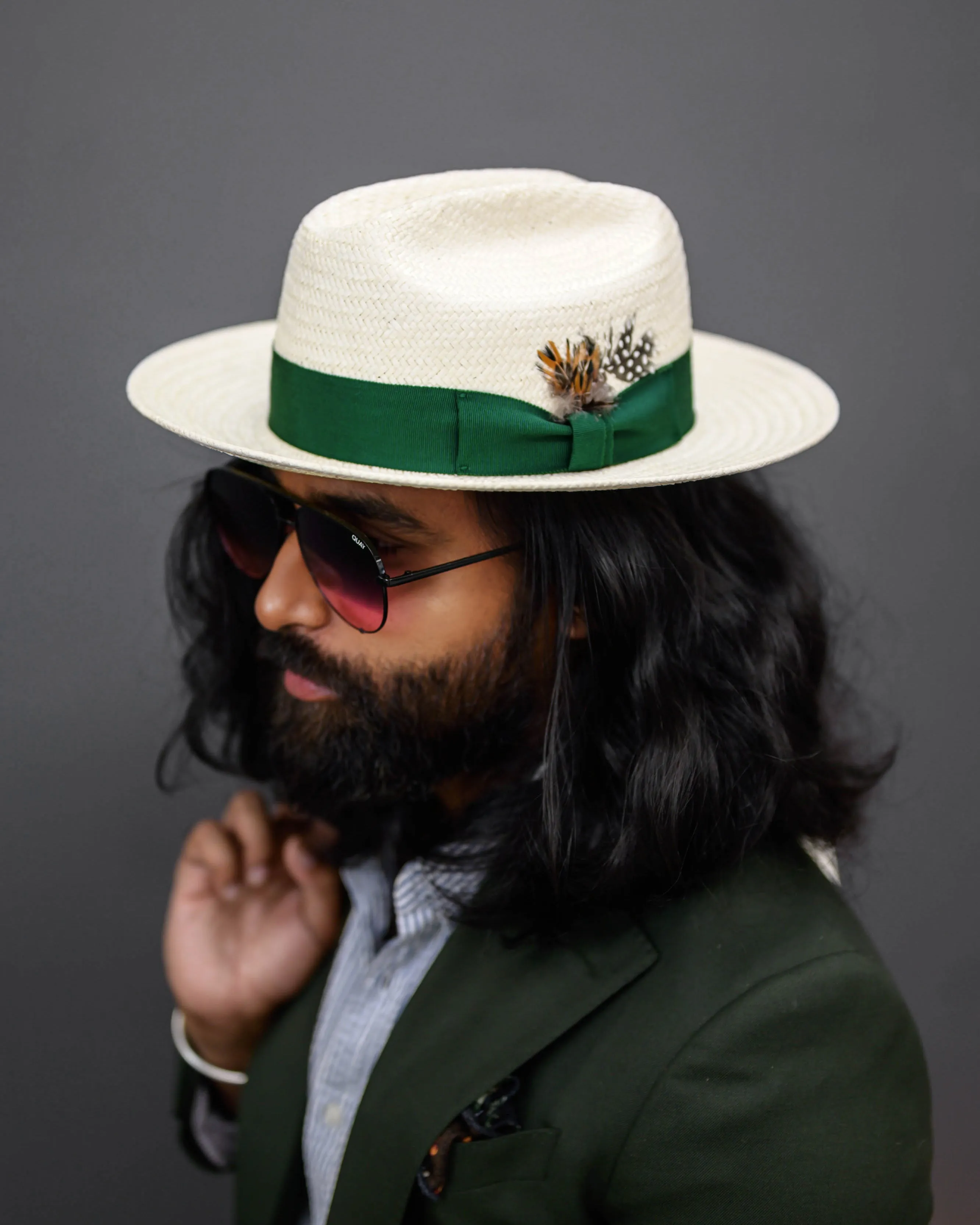 SG Miller Ranch Straw Fedora Hat - Ivory sold by Southern Gents product image thumbnail 2