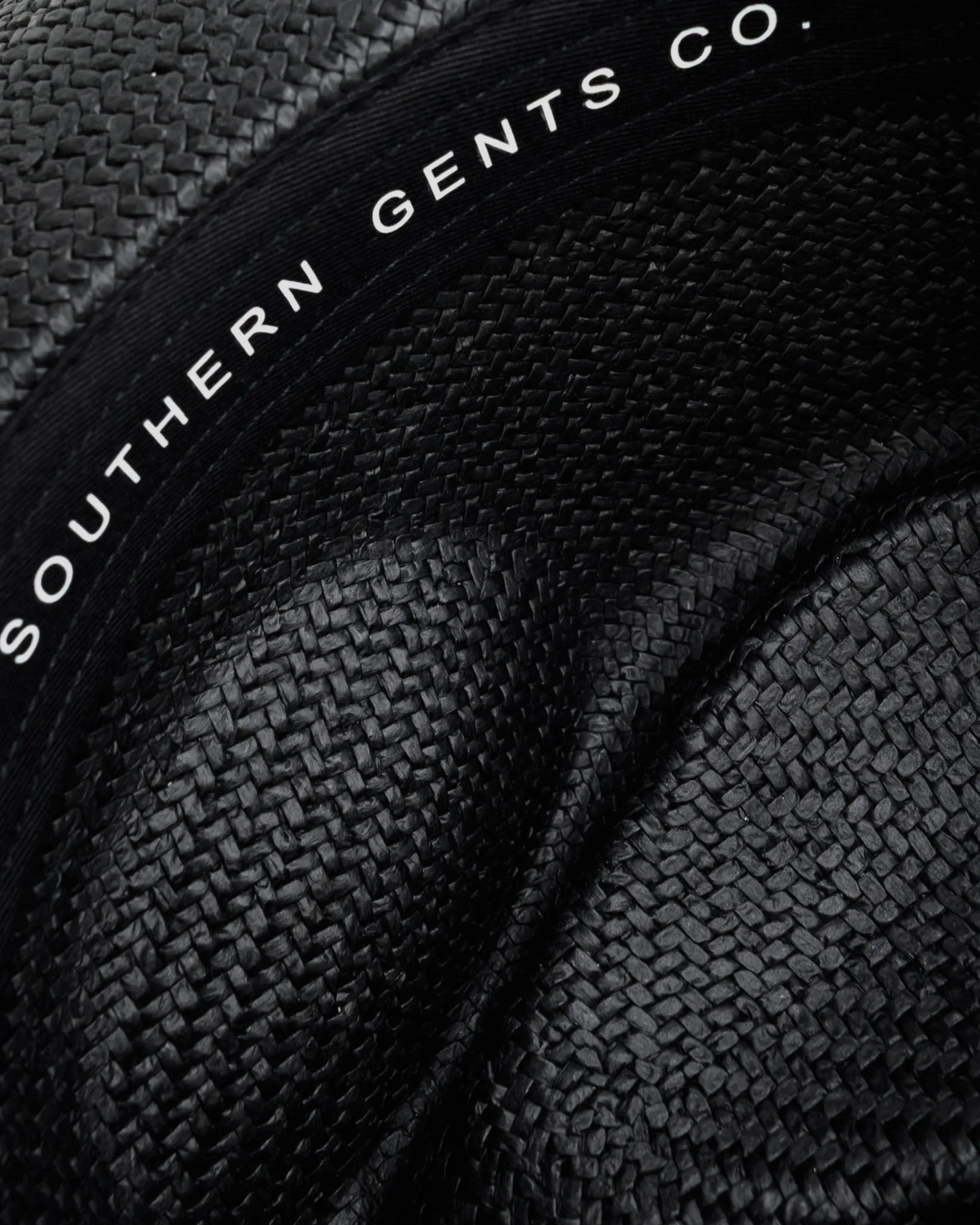 Southern Gents Geoffery Straw Fedora Hat – Black sold by Southern Gents product image thumbnail 4