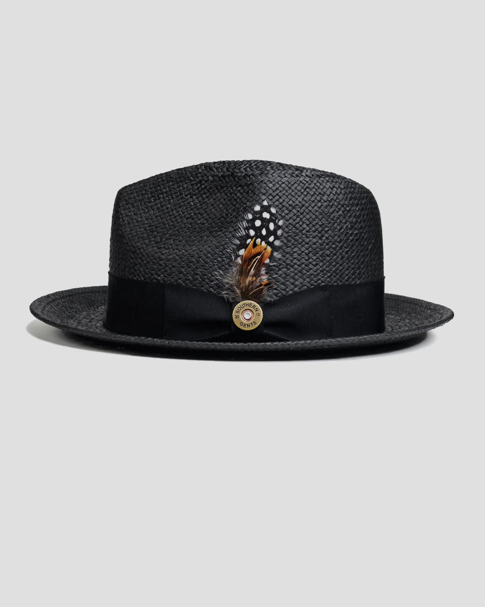 Southern Gents Trilby Fedora Hat – Ebony Straw sold by Southern Gents