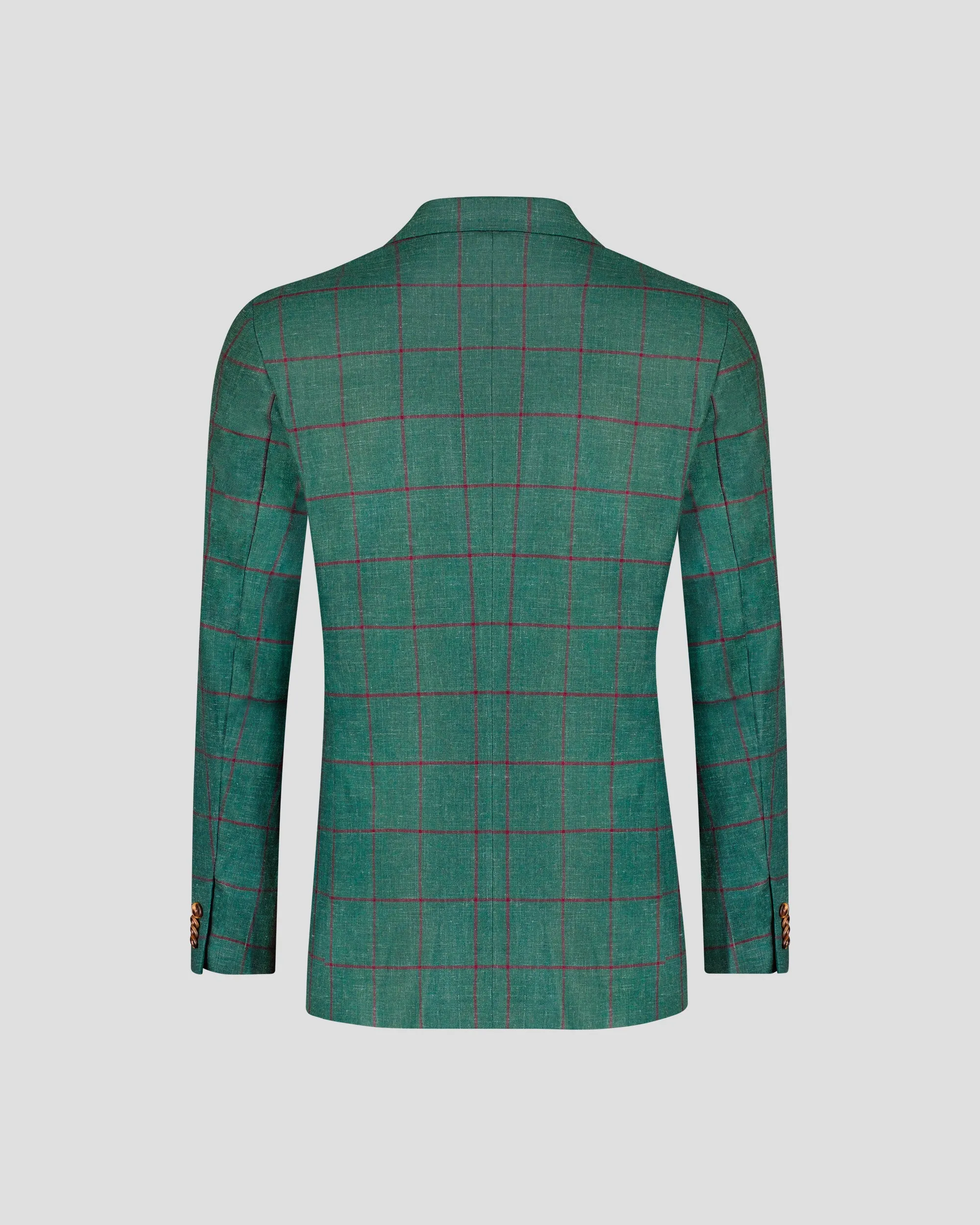 Southern Gents Double Breasted Blazer – Green Window Pane sold by Southern Gents product image thumbnail 4