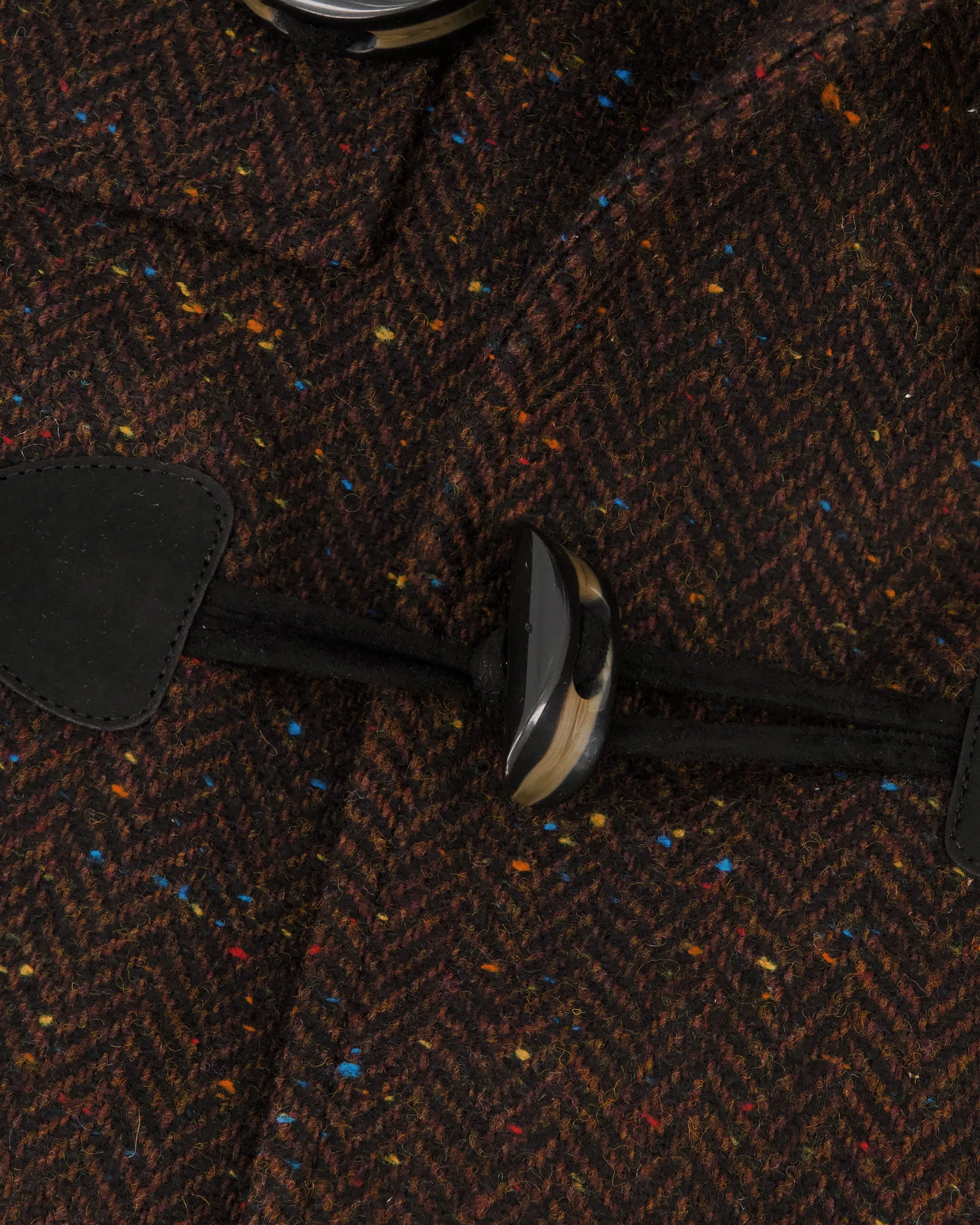 SG Duffle Coat – Brown Donegal Herringbone sold by Southern Gents product image thumbnail 3