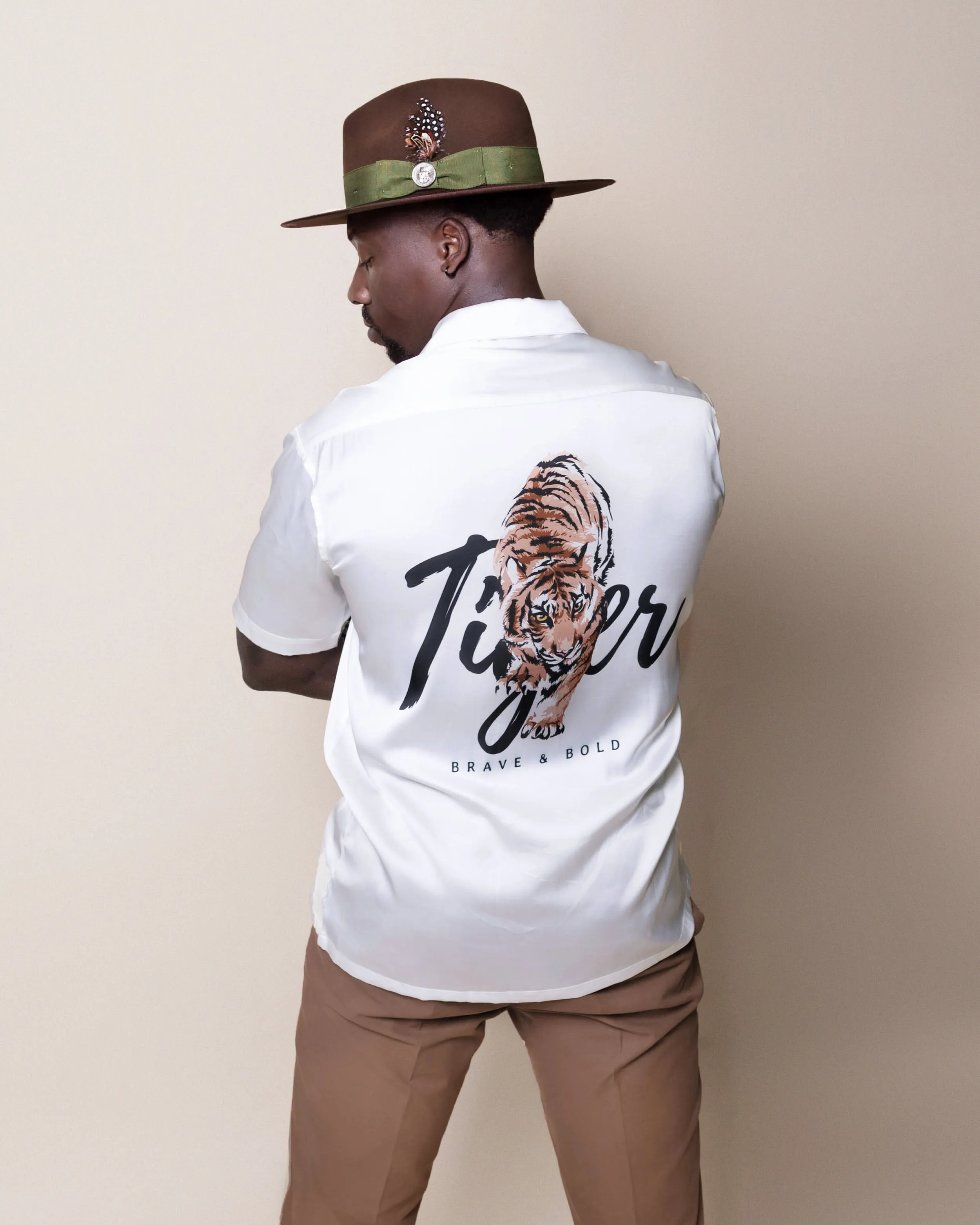 SG Camp Collar Shirt - White Tiger sold by Southern Gents product image thumbnail 2