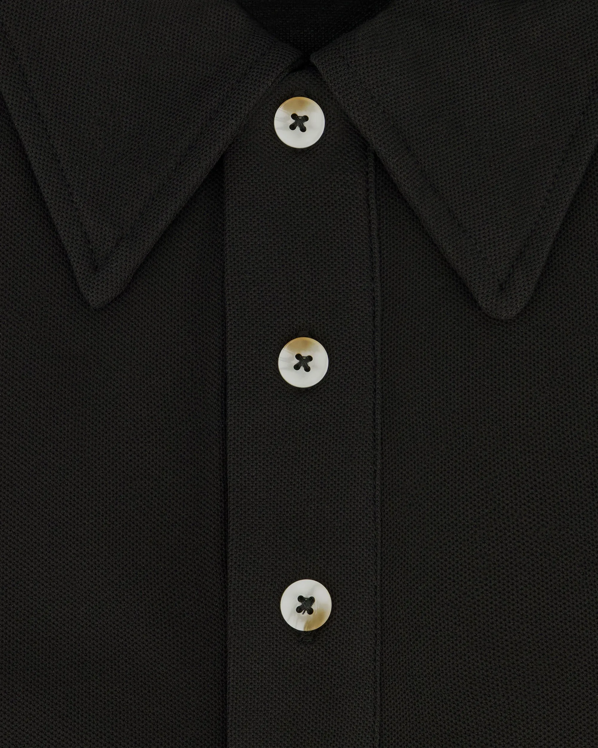 Southern Gents Vintage Polo - Solid Black sold by Southern Gents product image thumbnail 3