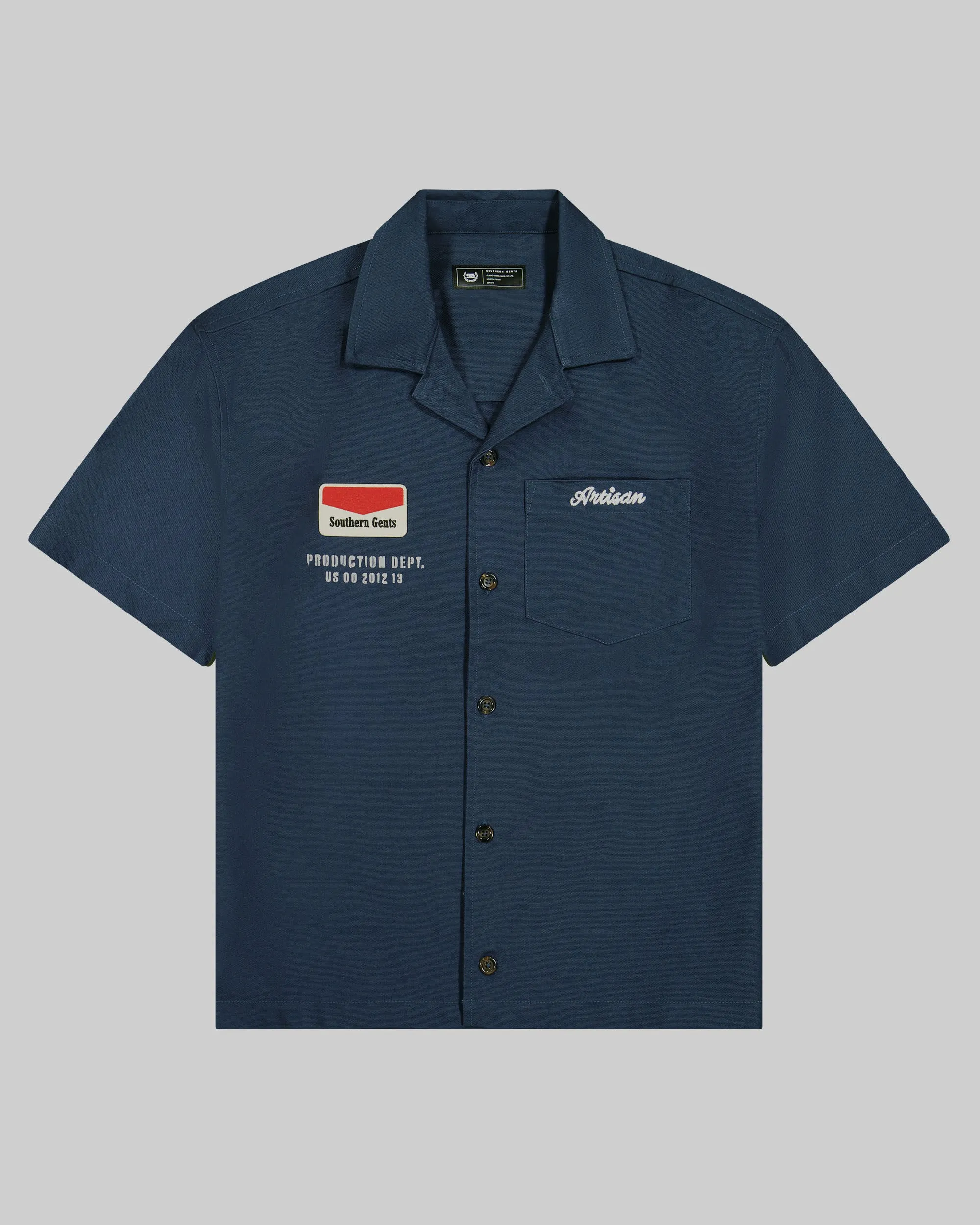 Southern Gents Utility Work Shirt - Navy sold by Southern Gents