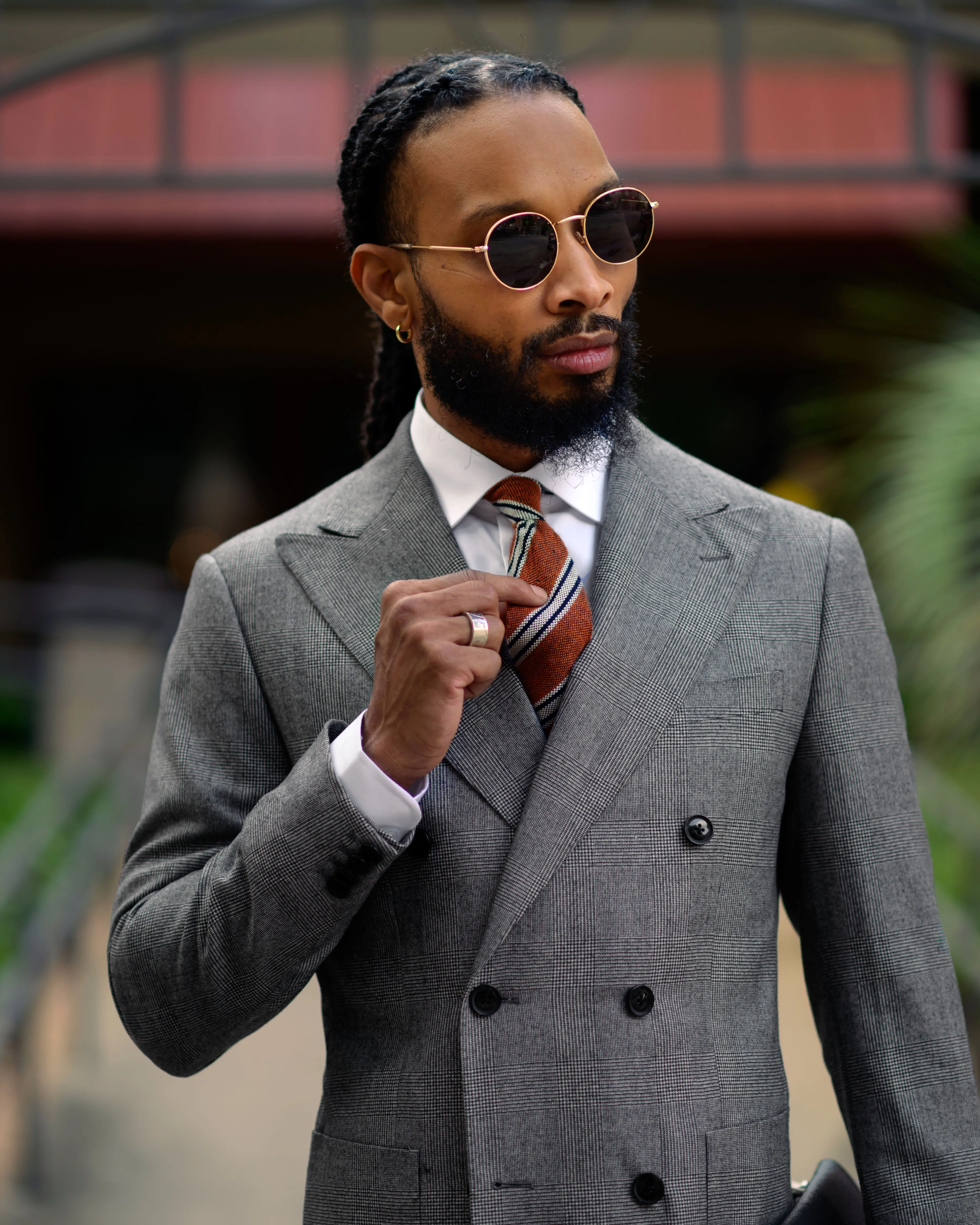 SG Double Breasted Blazer – Houndstooth sold by Southern Gents product image thumbnail 3