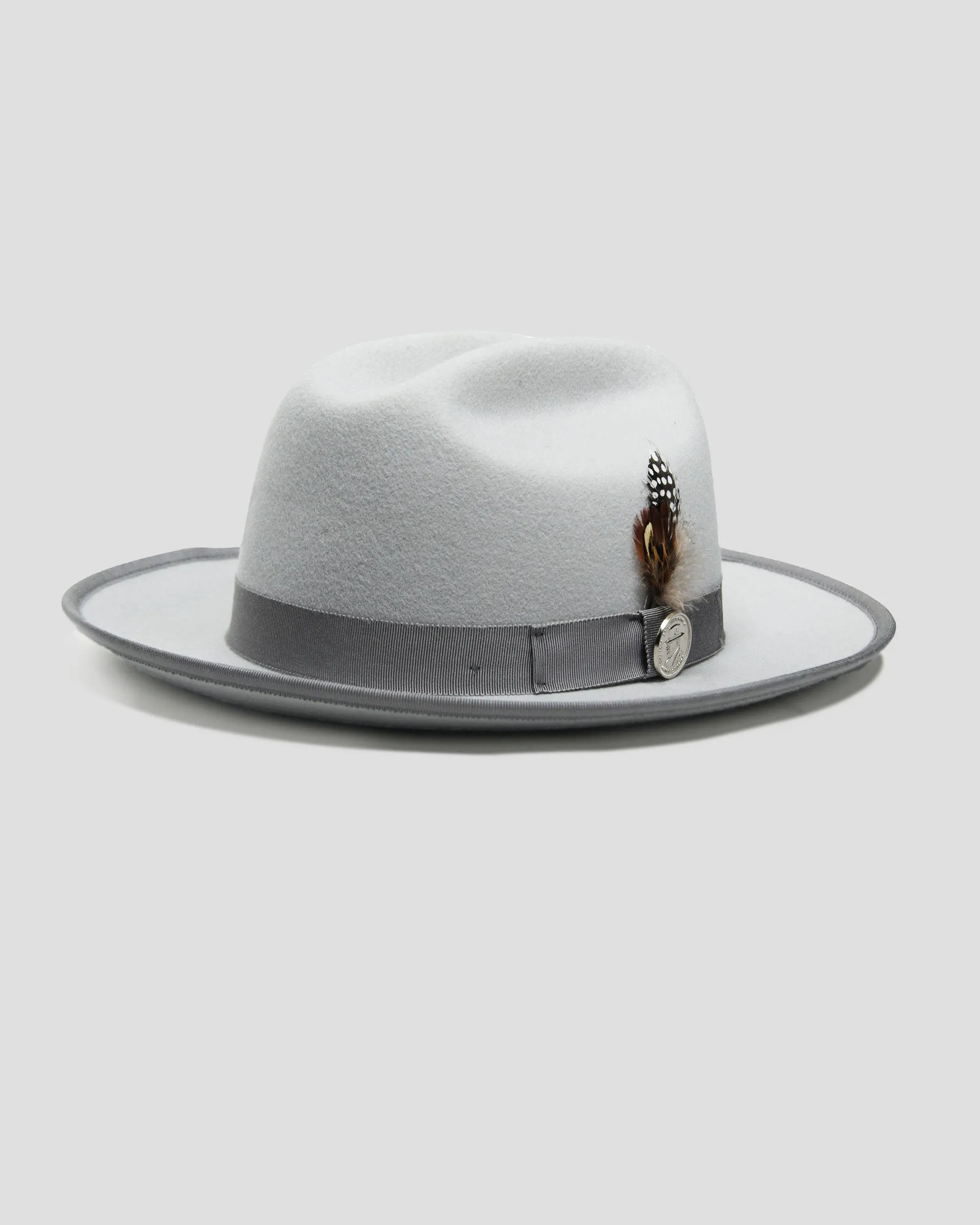 Southern Gents Miller Ranch Fedora Hat - Platinum sold by Southern Gents product image thumbnail 4