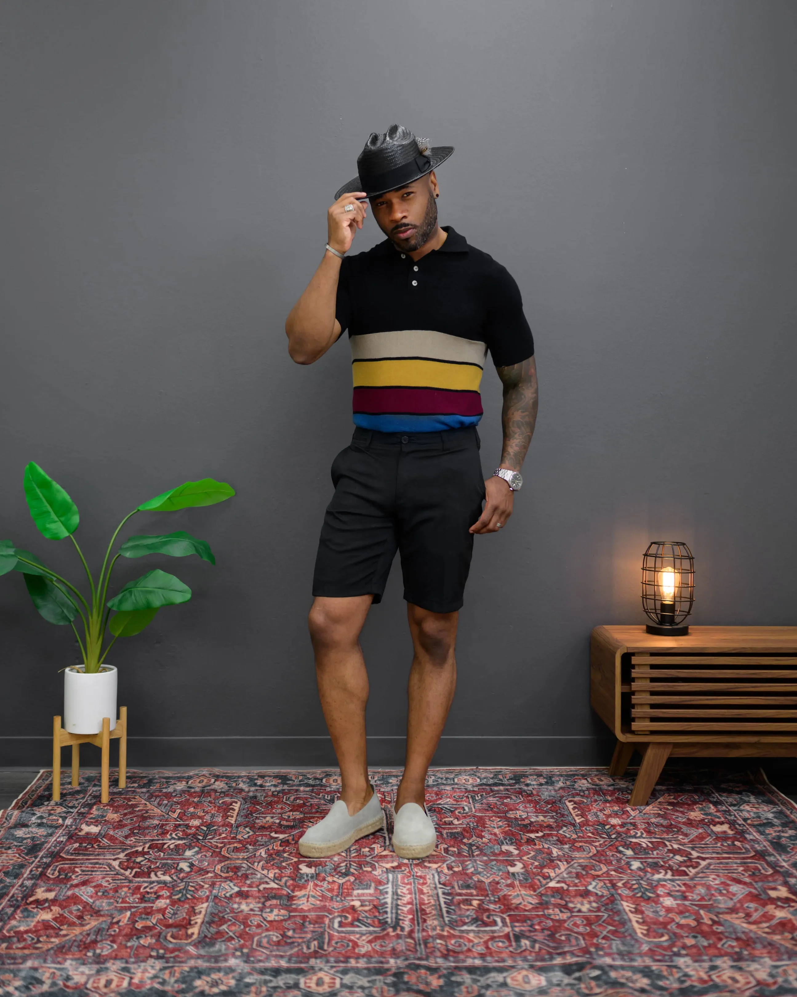 Southern Gents Miller Ranch Straw Fedora Hat - Ebony sold by Southern Gents product image thumbnail 3