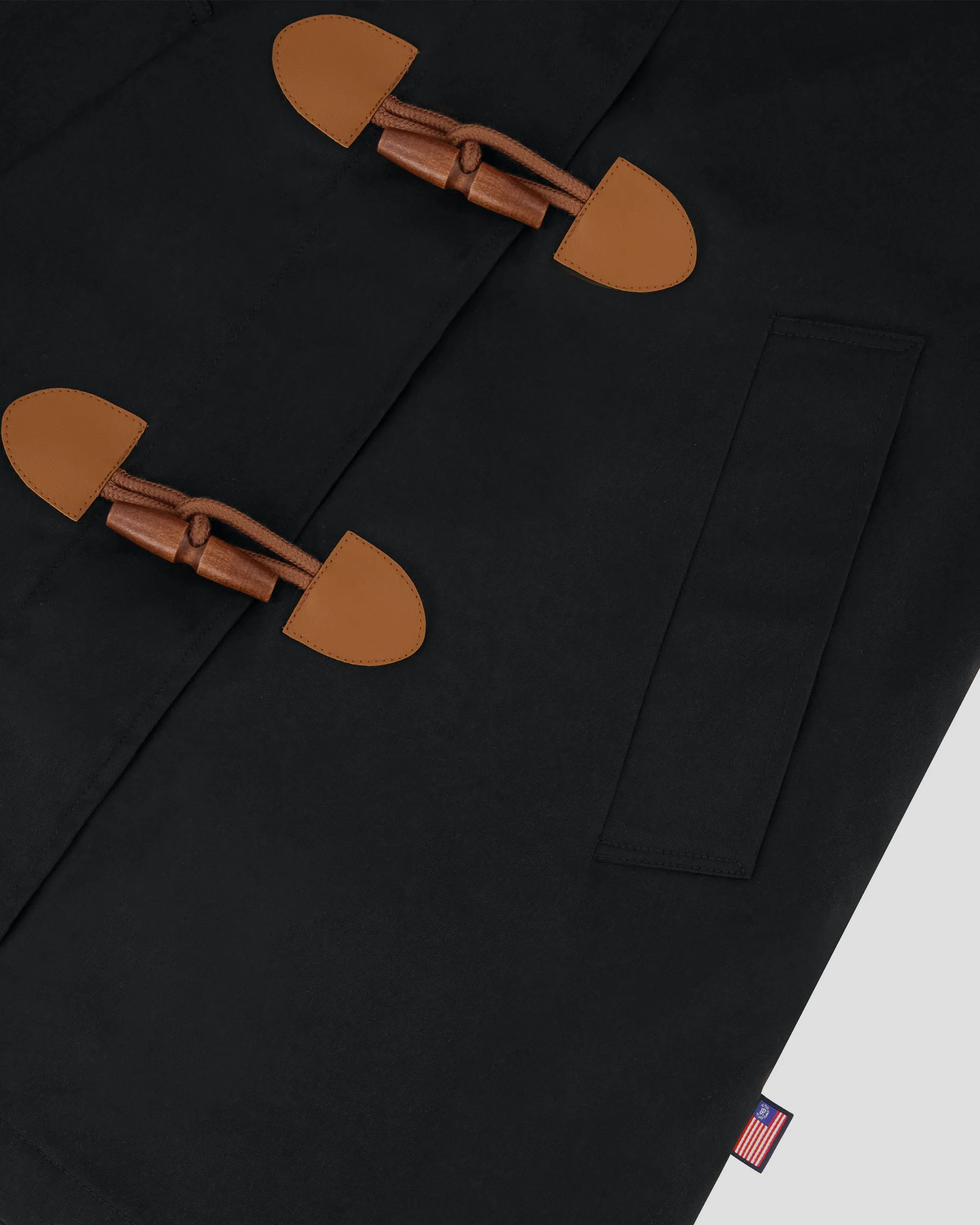 Southern Gents Toggle Raincoat - Black sold by Southern Gents product image thumbnail 5