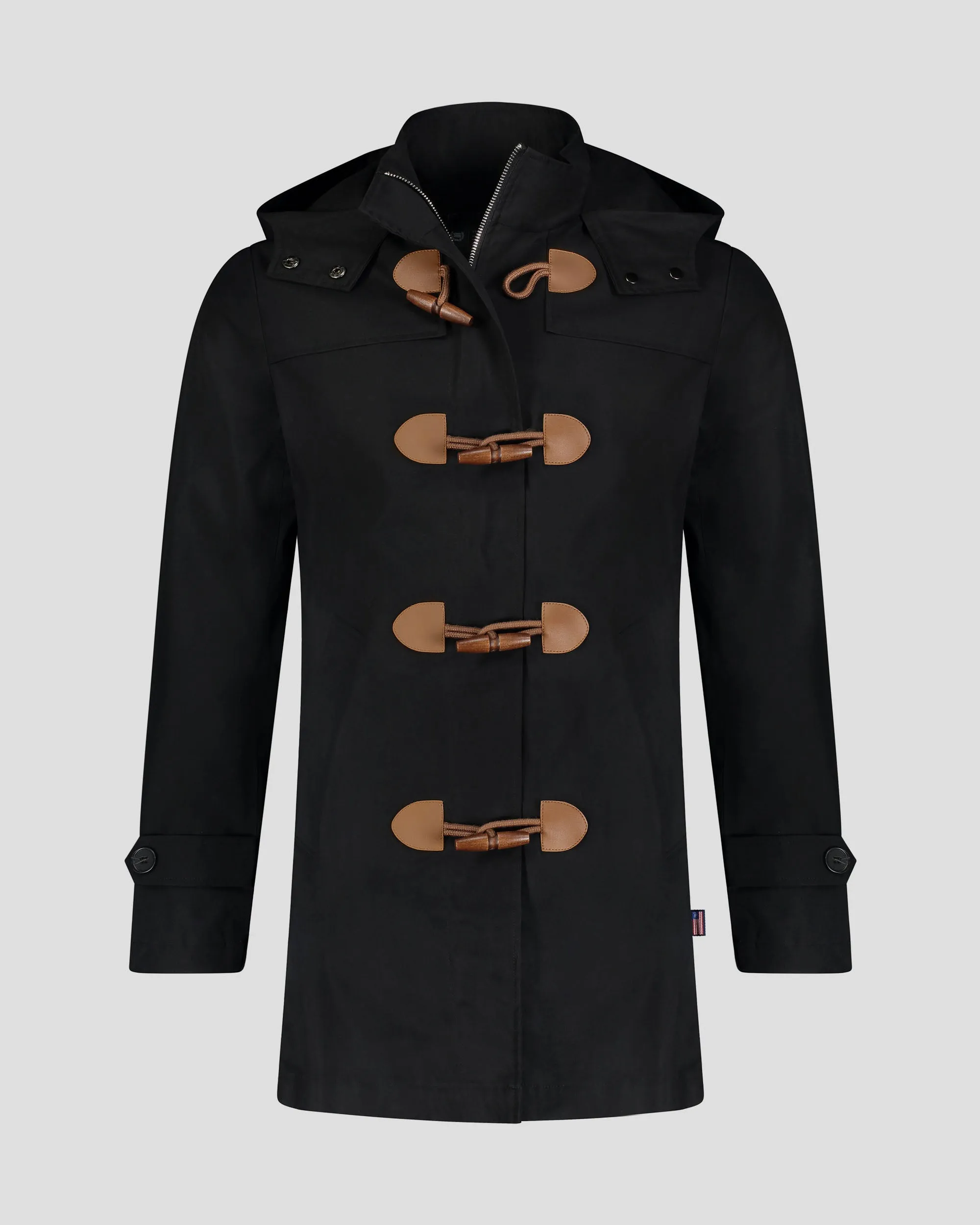 Southern Gents Toggle Raincoat - Black sold by Southern Gents