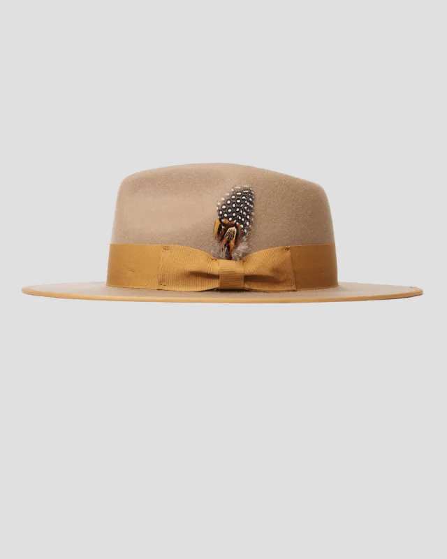 Southern Gents Ferguson Fedora Hat - Mocha made by Southern Gents
