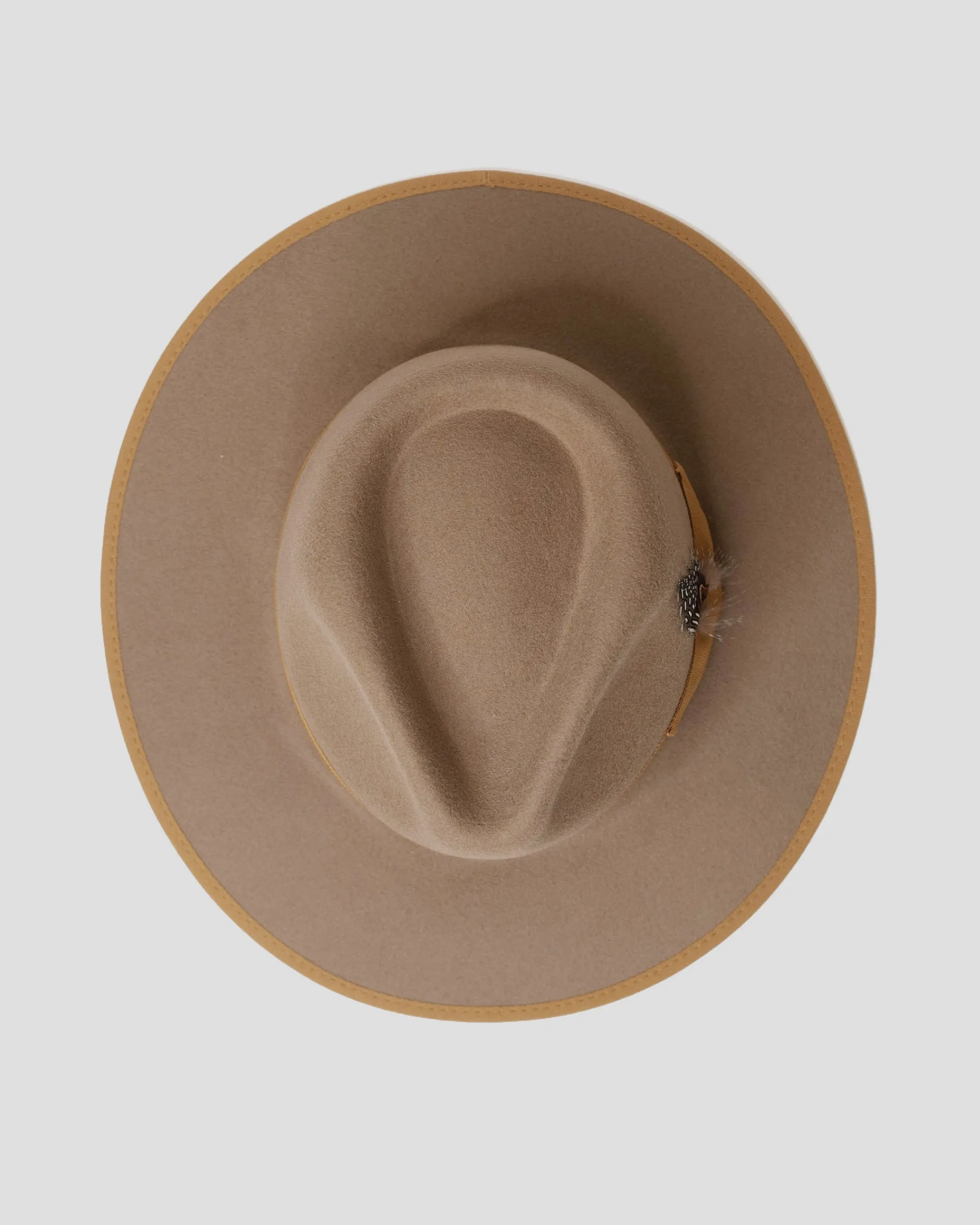 Southern Gents Ferguson Fedora Hat - Mocha sold by Southern Gents product image thumbnail 5