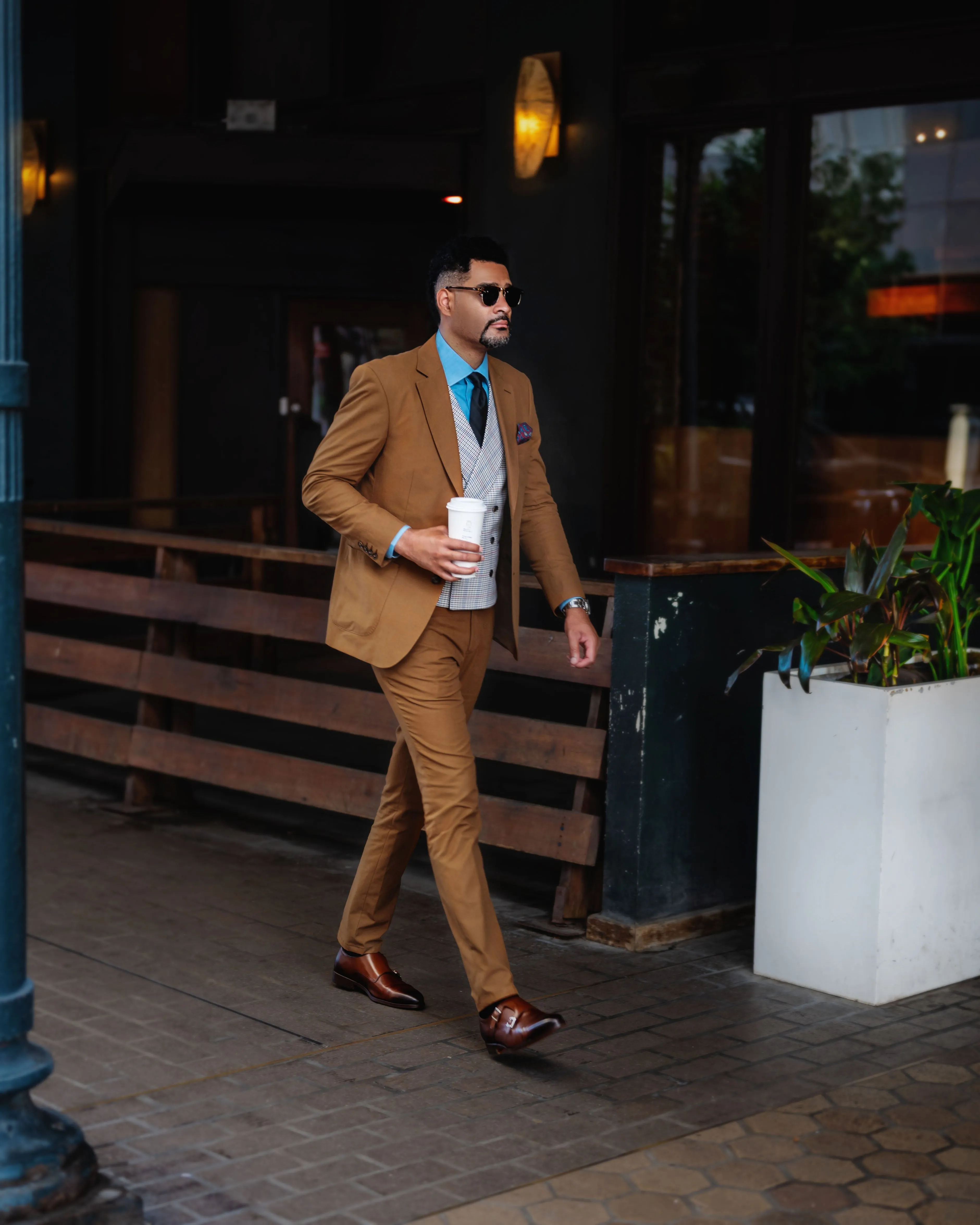 SG Single Breasted Blazer – Tobacco sold by Southern Gents product image thumbnail 3