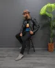 SG Leather Trucker Jacket - Black sold by Southern Gents