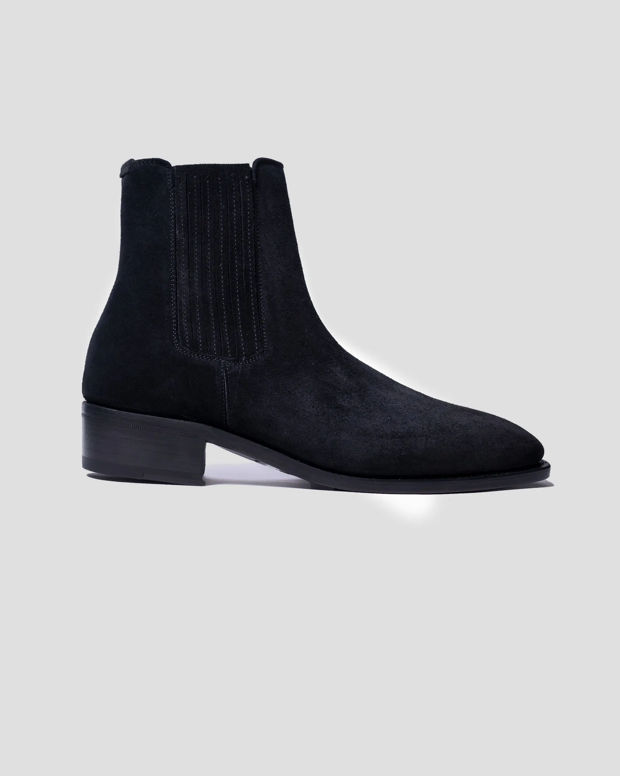 SG Damien Chelsea Boot - Black Suede sold by Southern Gents