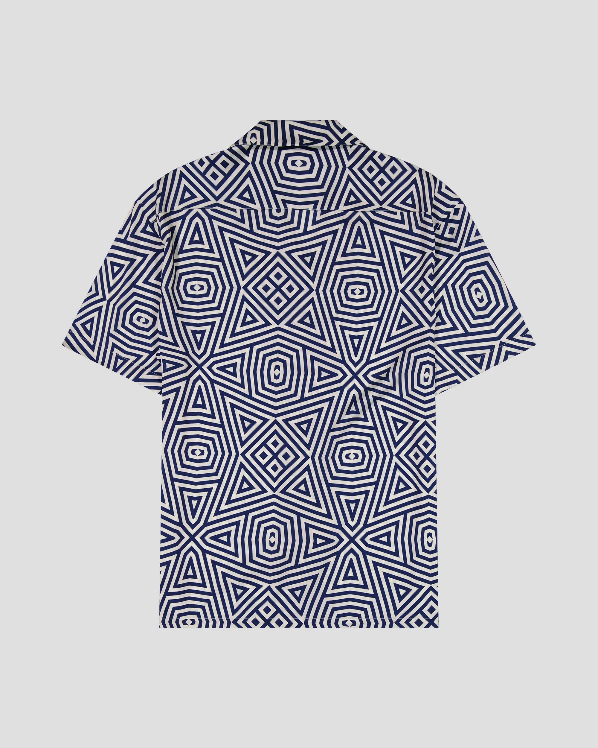SG Camp Collar Shirt - Geometric Stars - Navy sold by Southern Gents product image thumbnail 3