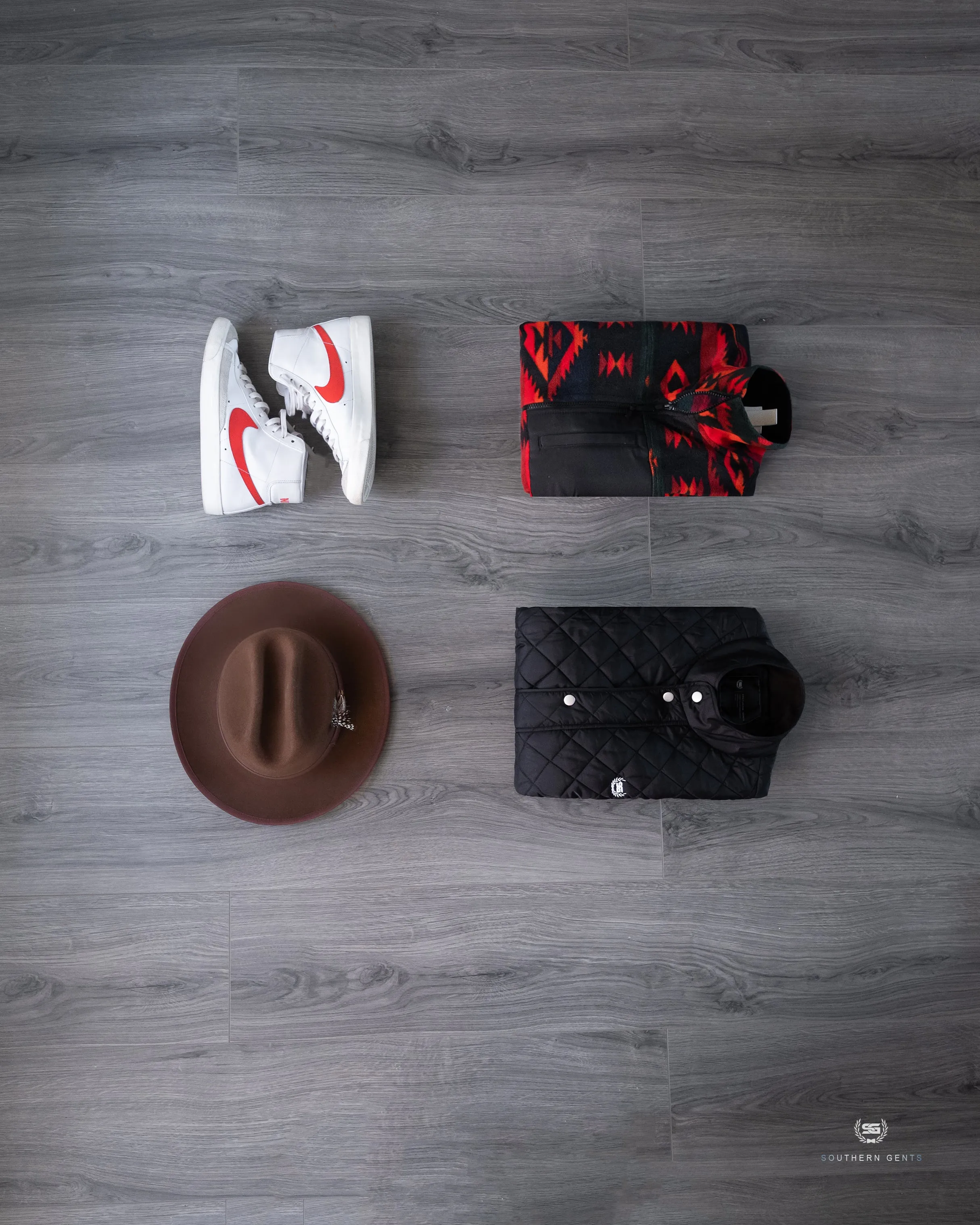 SG Quilted Vest - Black sold by Southern Gents product image thumbnail 2