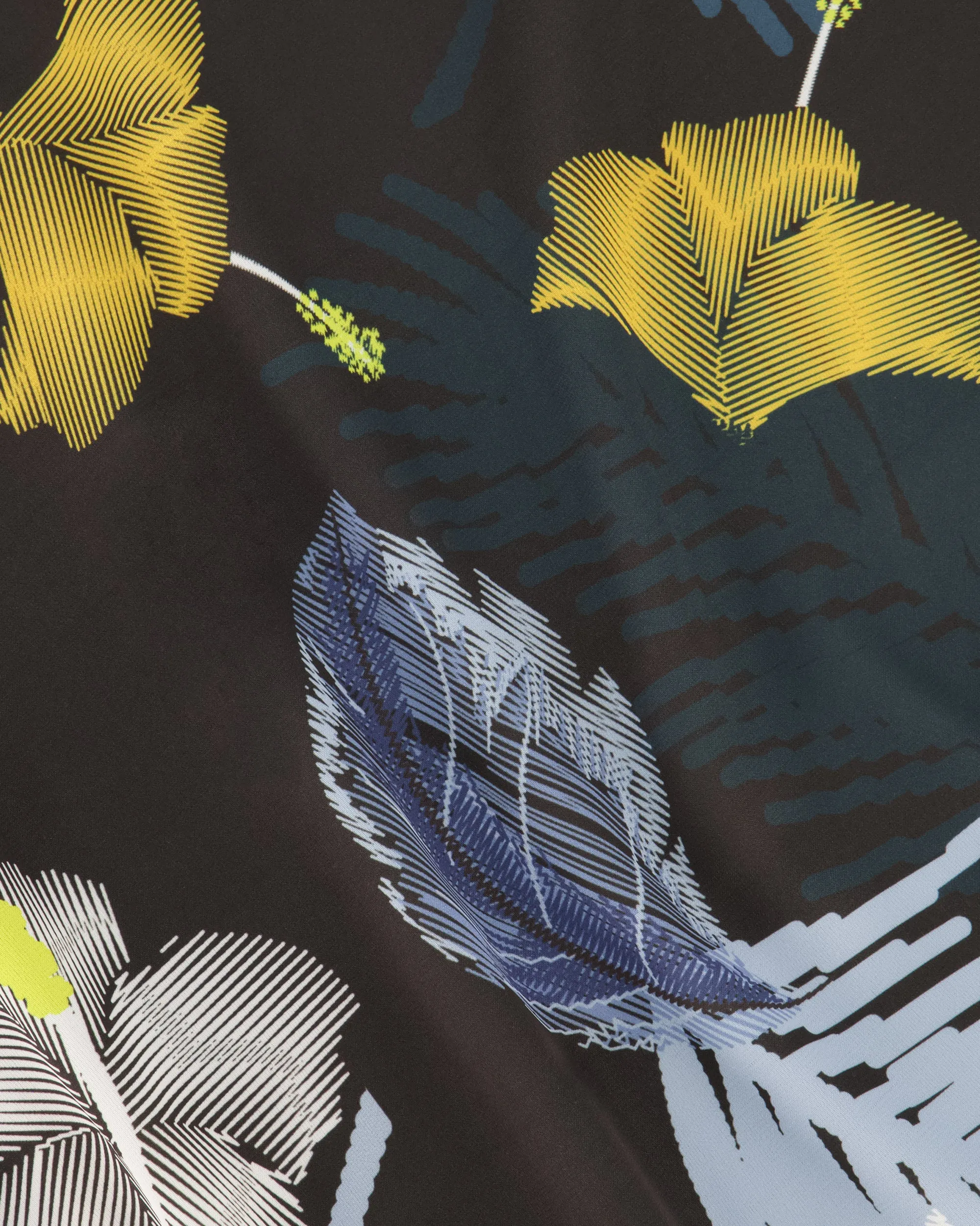 SG Camp Collar Shirt - Navy Hibiscus sold by Southern Gents product image thumbnail 5