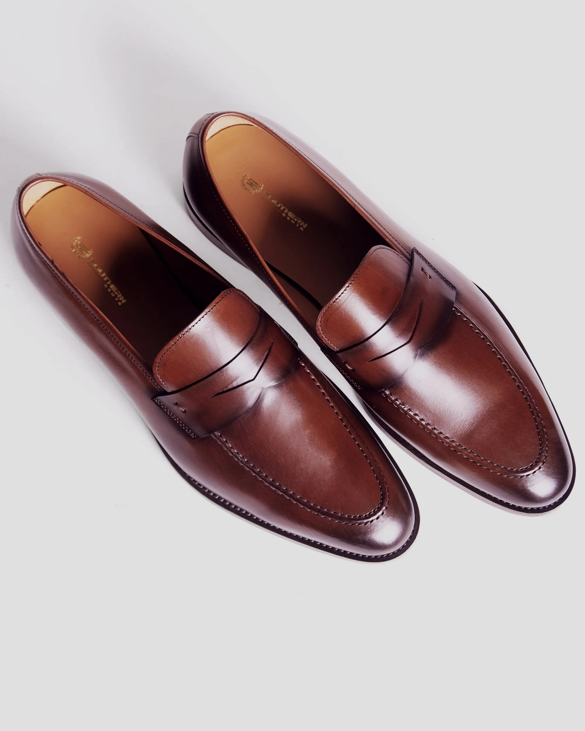Smithson Penny Loafer V2 – Dark Brown sold by Southern Gents product image thumbnail 3