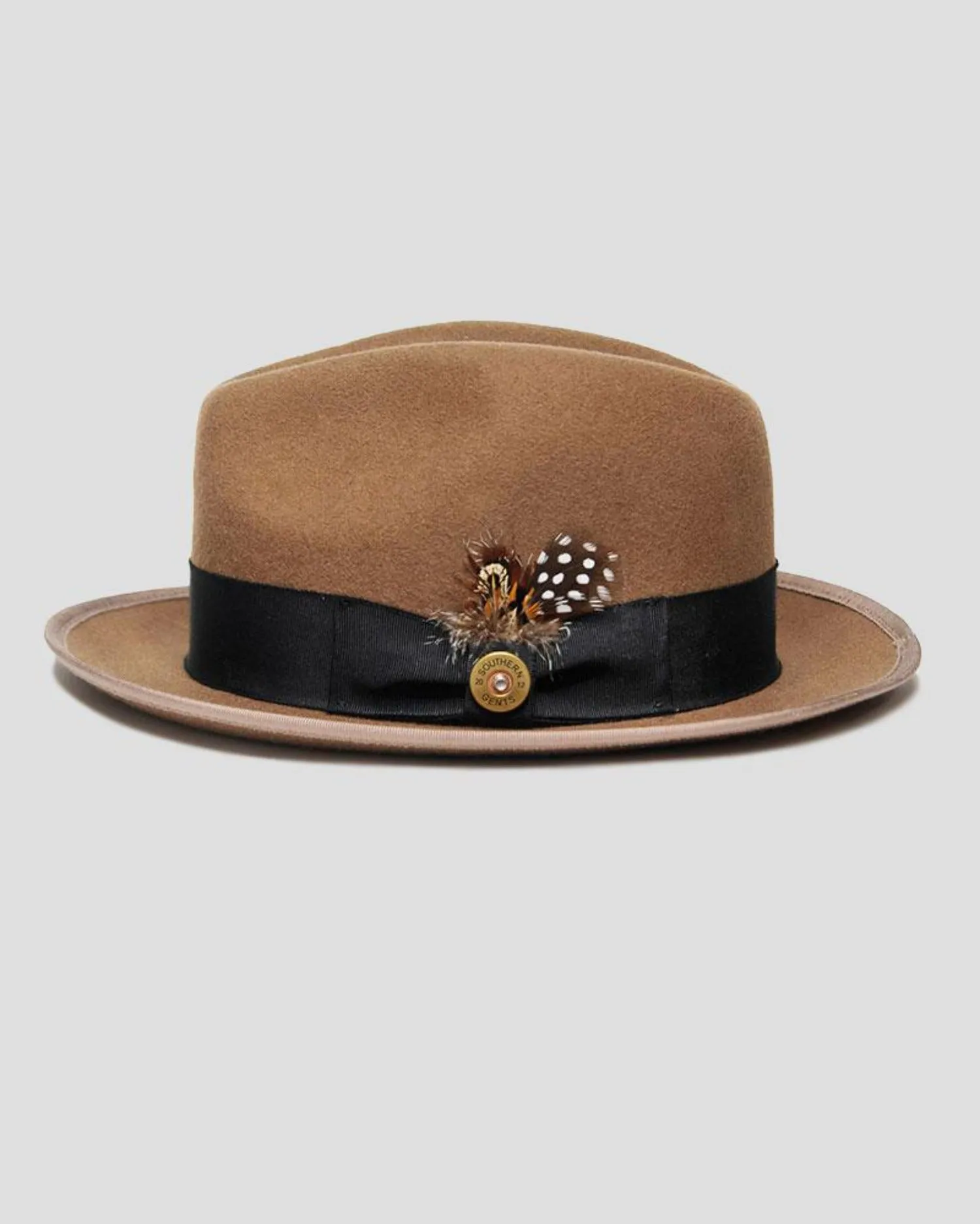 SG Trilby Fedora Hat – Wheat sold by Southern Gents
