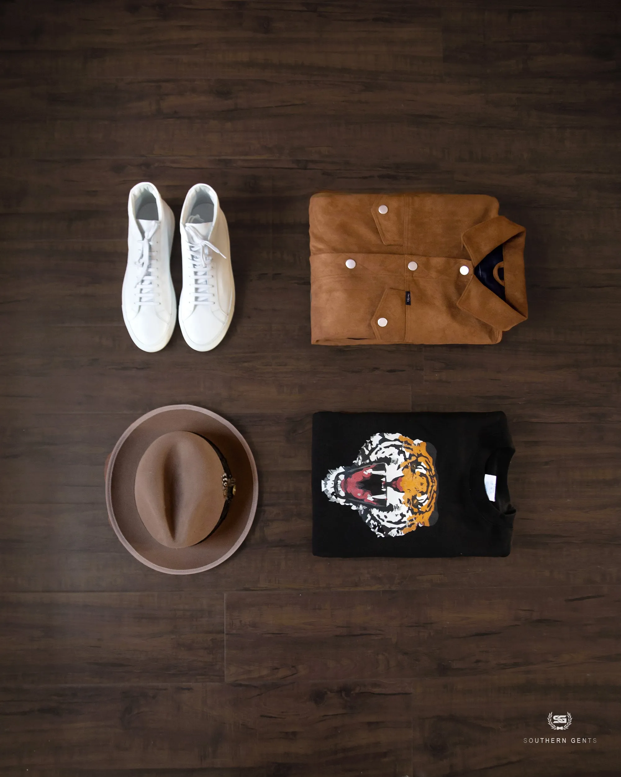 SG Trilby Fedora Hat – Wheat sold by Southern Gents product image thumbnail 2