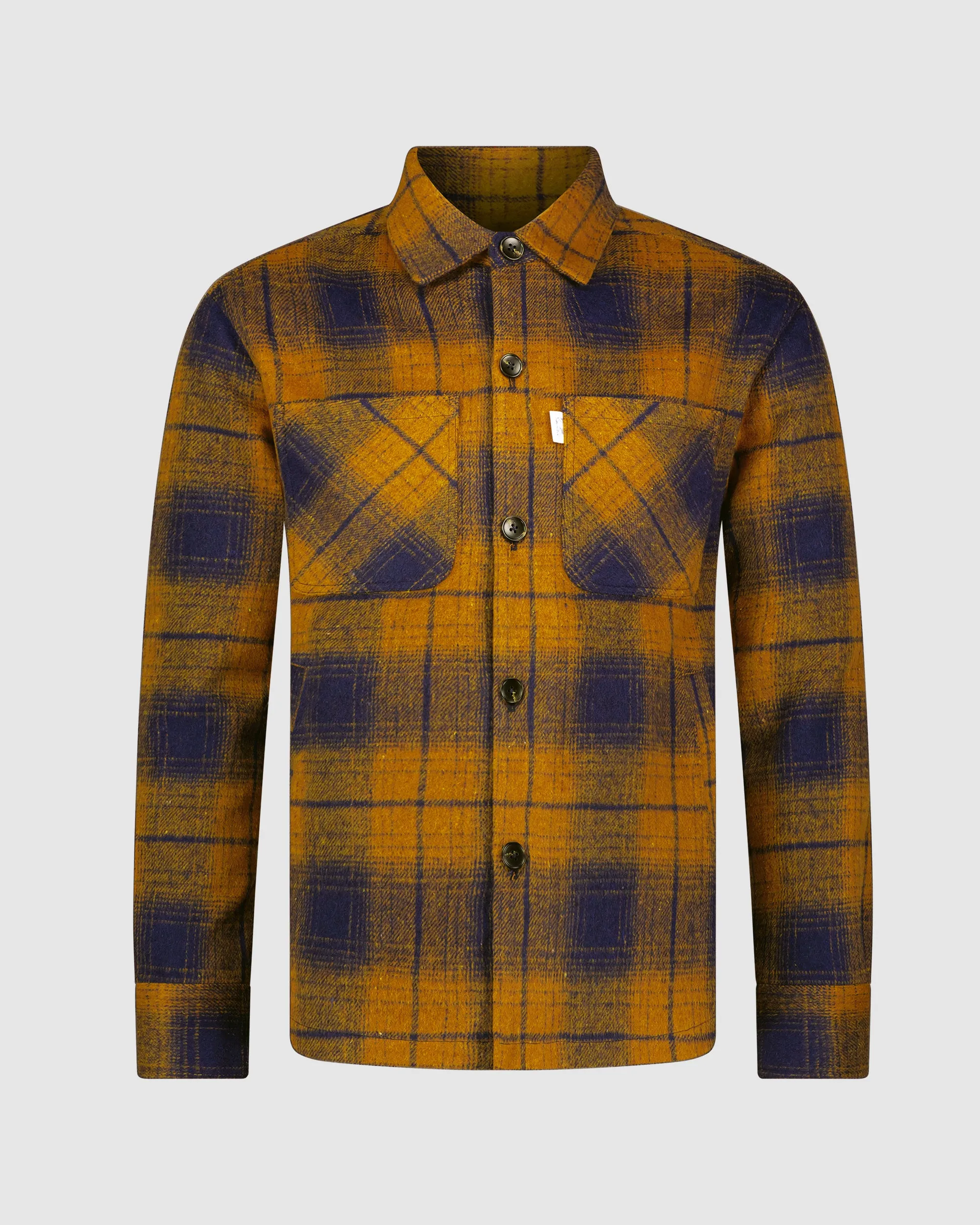 SG Quilted Shirt Jacket - Mustard Plaid sold by Southern Gents