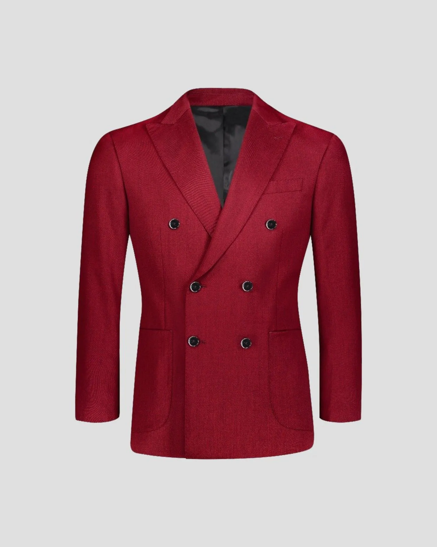 SG Double Breasted Blazer – Burgundy sold by Southern Gents