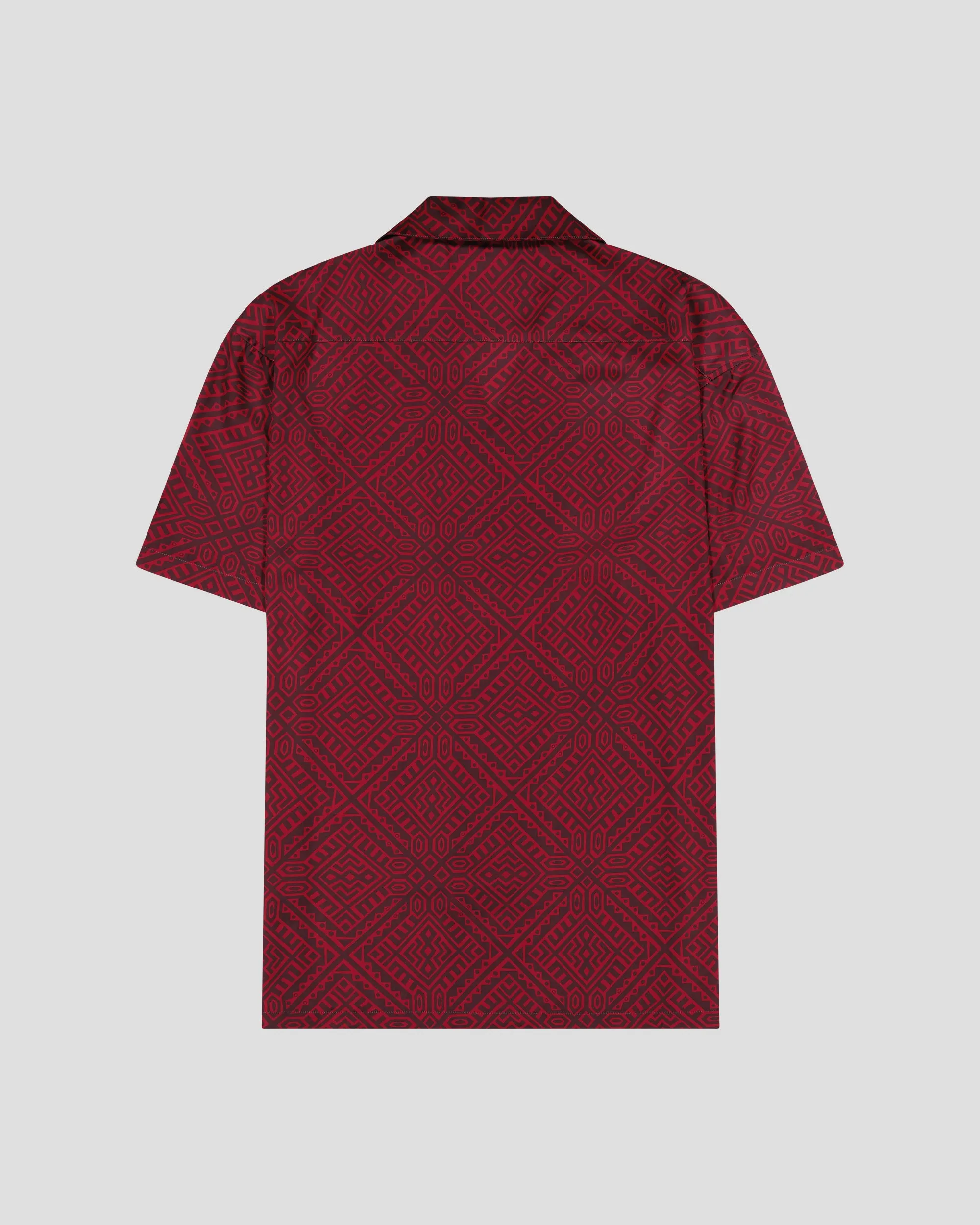 SG Camp Collar Shirt - Red Aztec sold by Southern Gents product image thumbnail 5