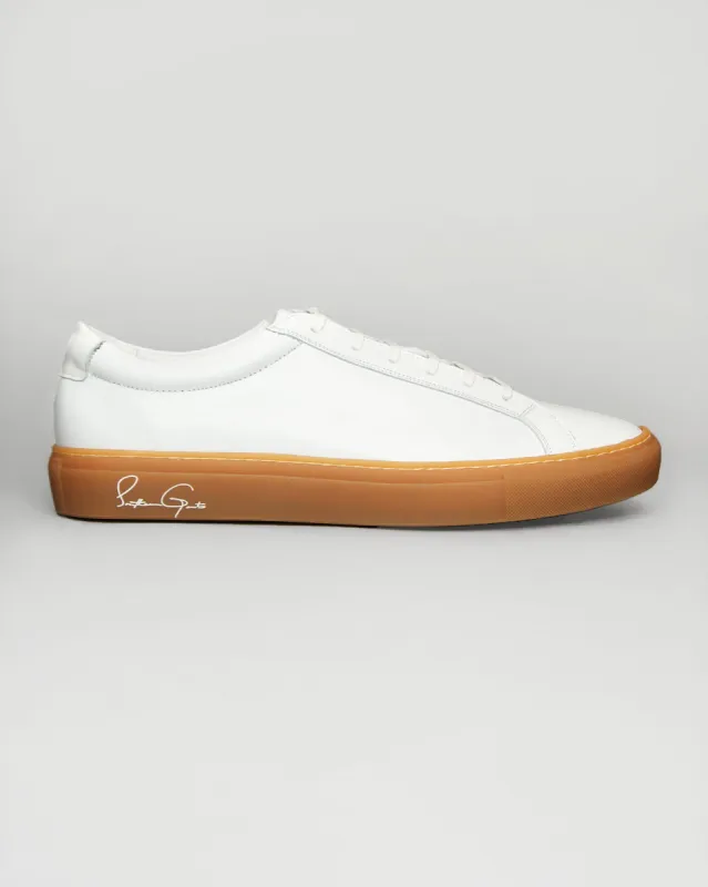 SG Classic Sneaker - White + Gum sold by Southern Gents