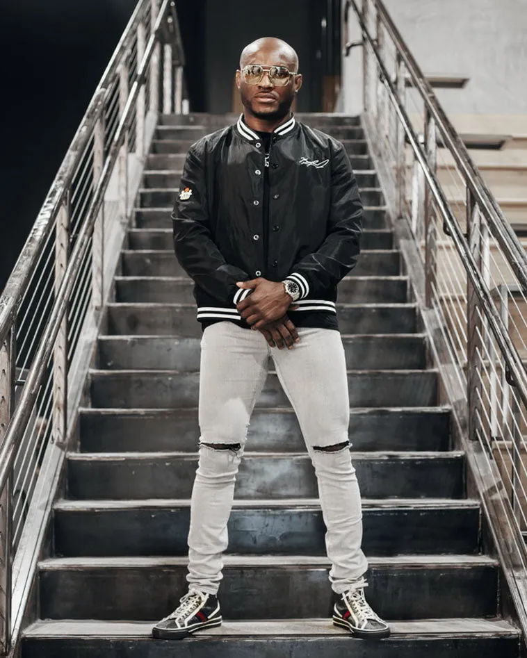 Kamaru Usman - NGHTMR Bomber Jacket - Onyx sold by Southern Gents product image thumbnail 3