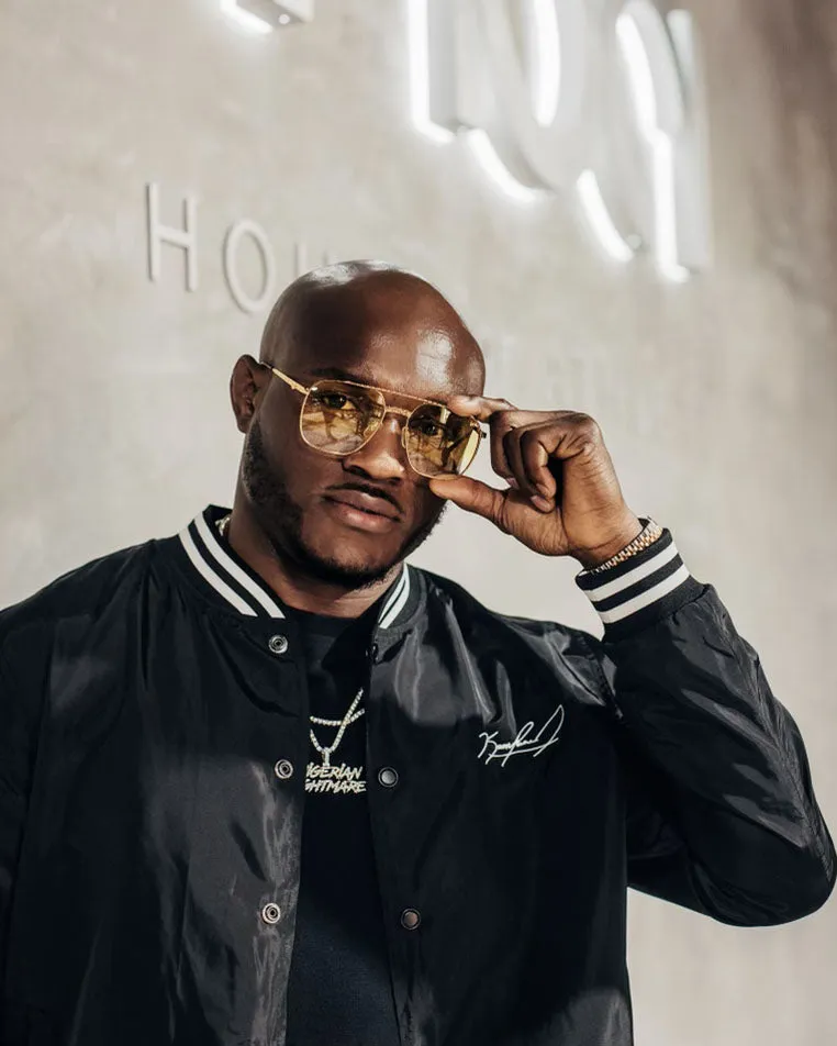 Kamaru Usman - NGHTMR Bomber Jacket - Onyx sold by Southern Gents product image thumbnail 2