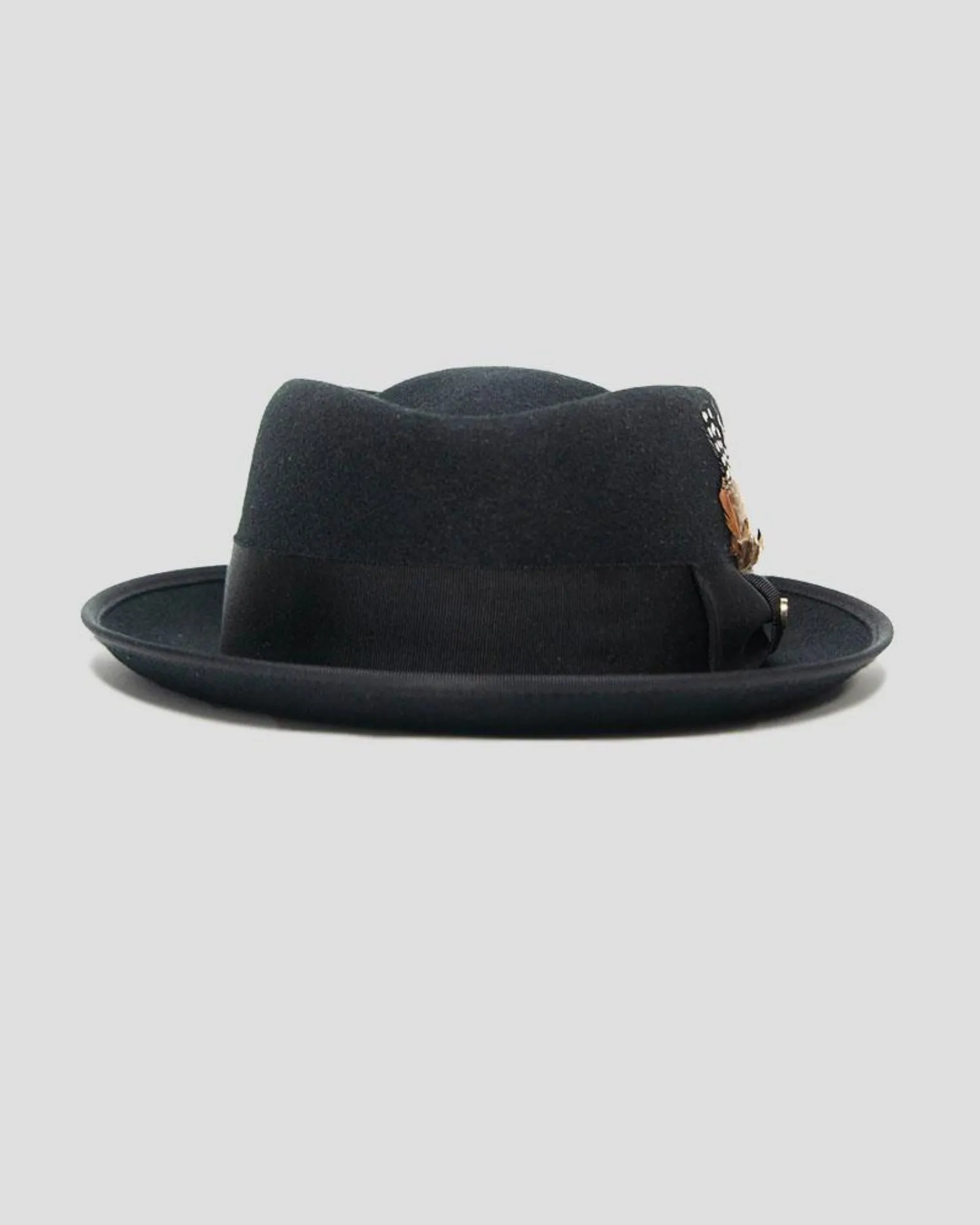 SG Braxton Porkpie Fedora Hat - Black sold by Southern Gents product image thumbnail 4