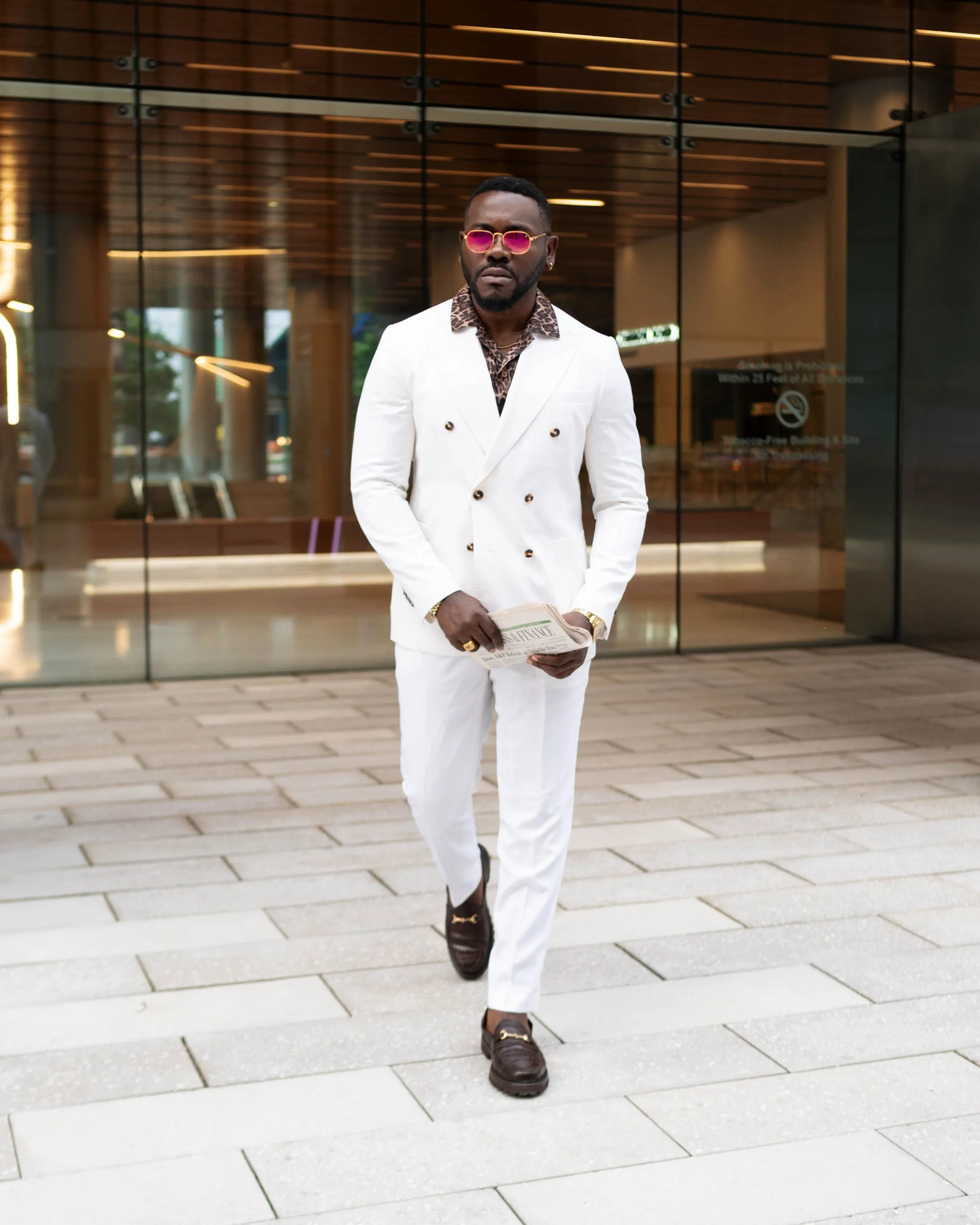 SG Camp Collar Shirt - Leopard sold by Southern Gents product image thumbnail 3