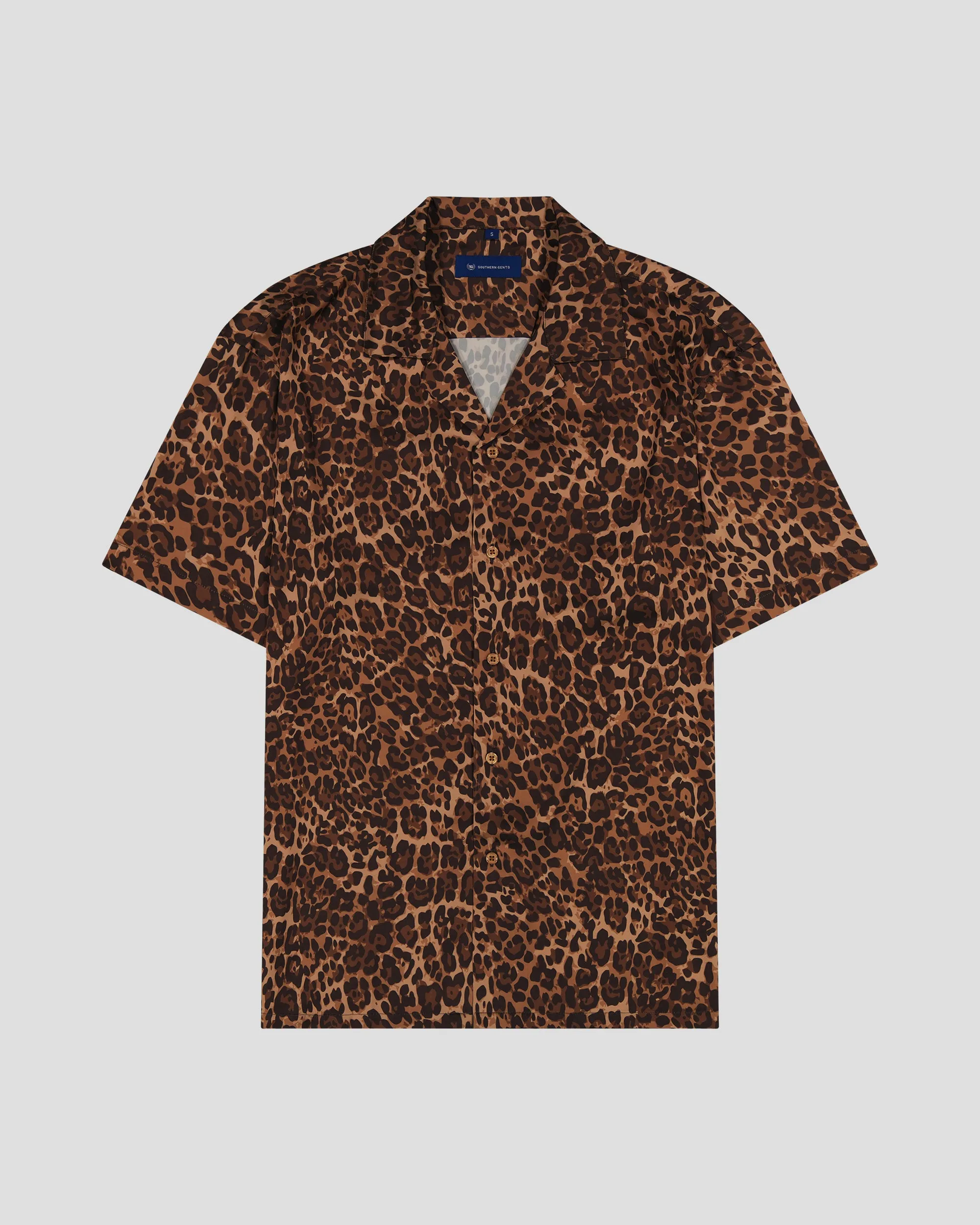 SG Camp Collar Shirt - Leopard sold by Southern Gents