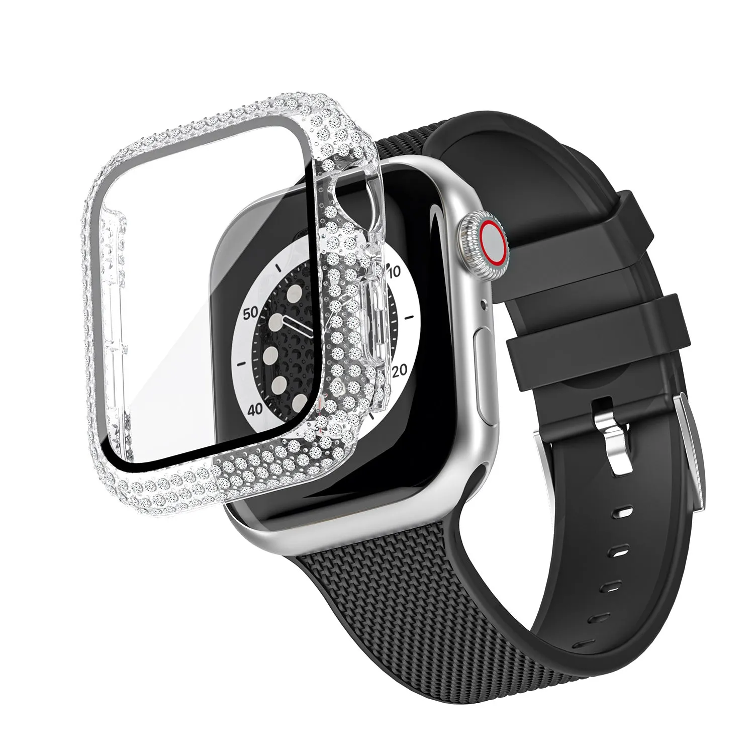 Crystal Protective Case with Glass for Apple Watch® sold by WITHiit product image thumbnail 2