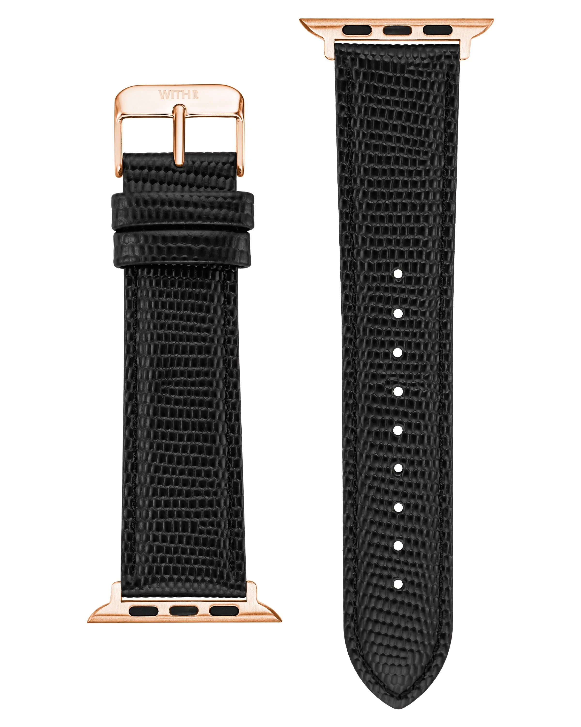 Lizard Grain Leather Band for Apple Watch® sold by WITHiit product image thumbnail 3