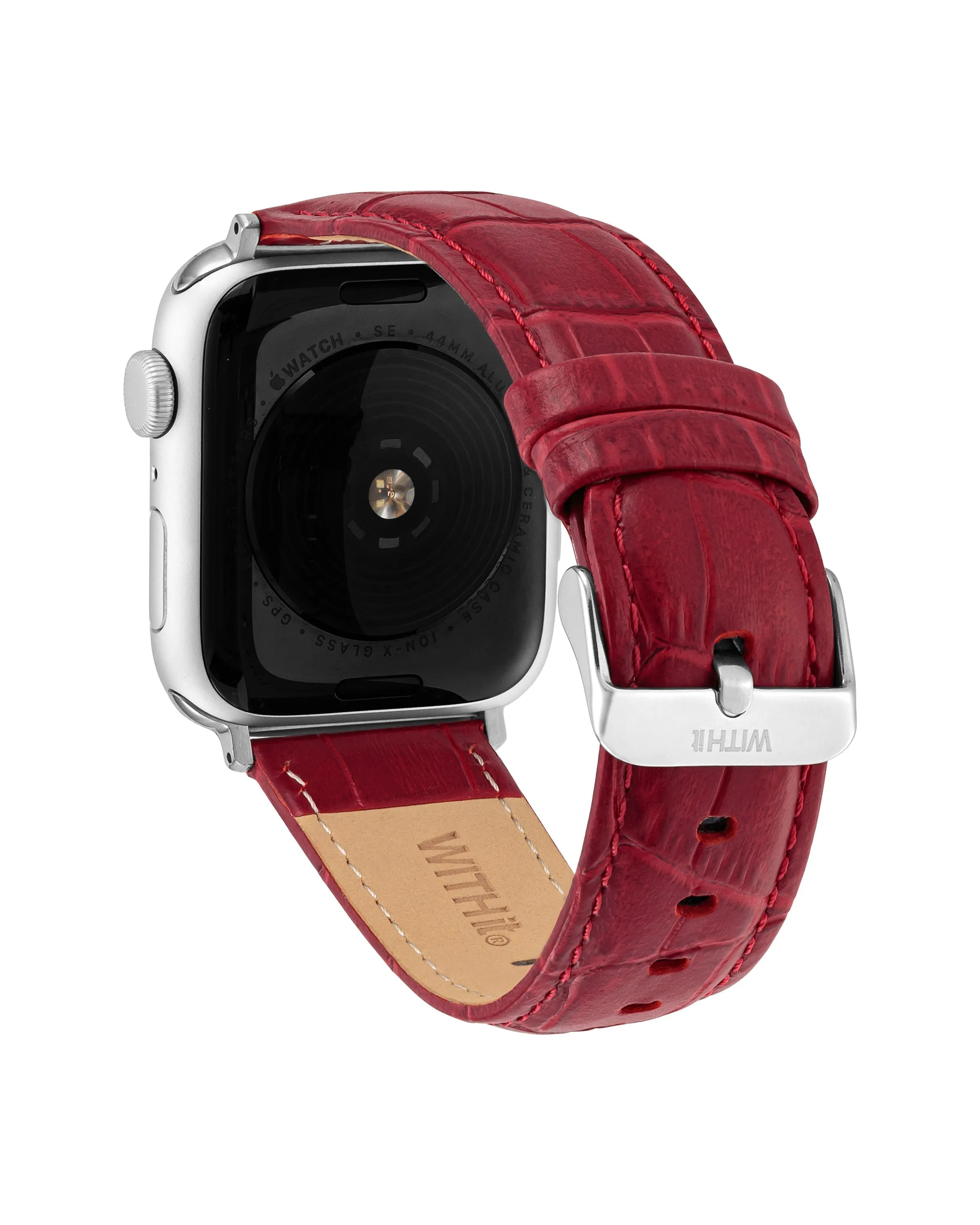 Croco Grain Leather Band for Apple Watch® sold by WITHiit product image thumbnail 5