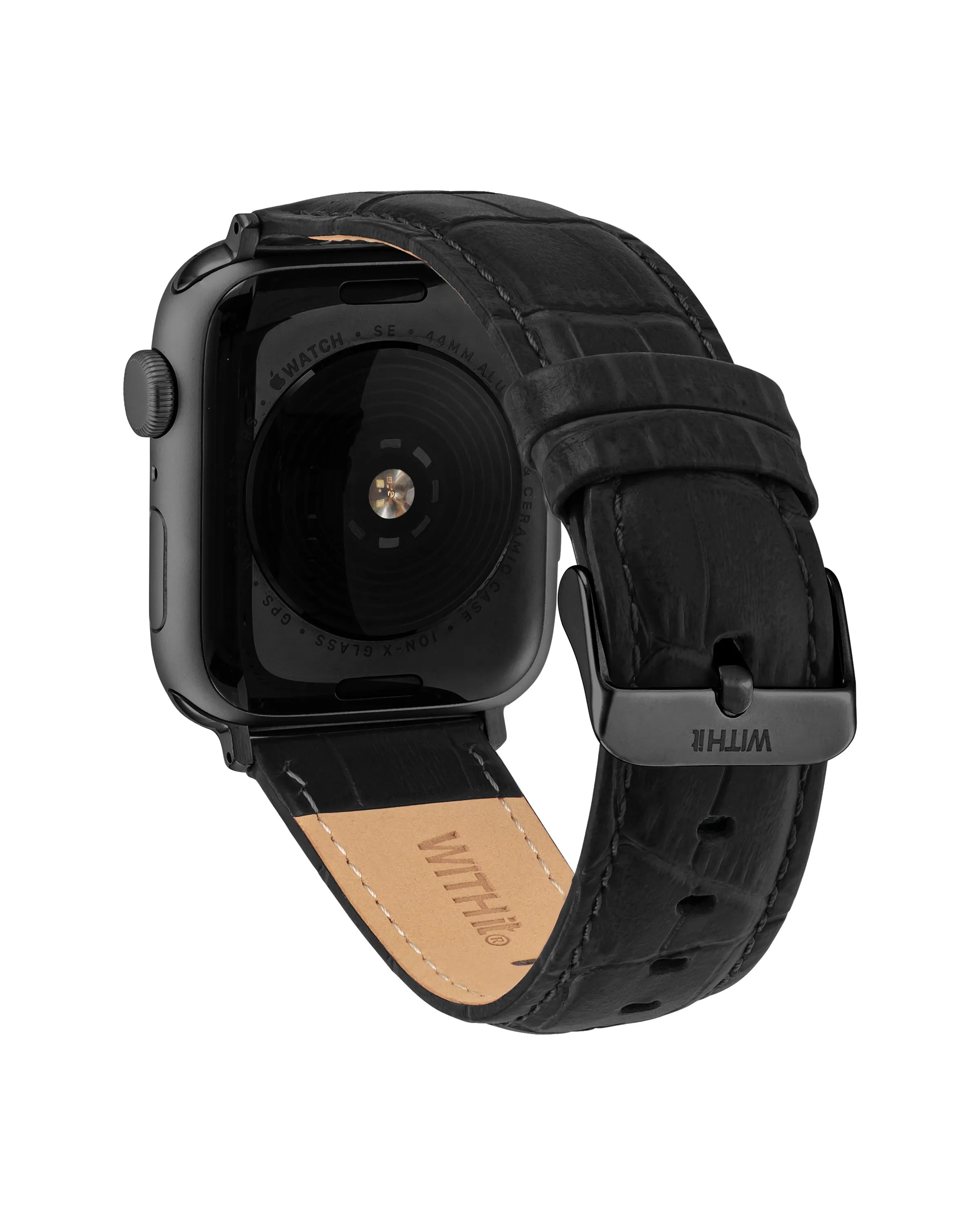 Croco Grain Leather Band for Apple Watch® sold by WITHiit product image thumbnail 2
