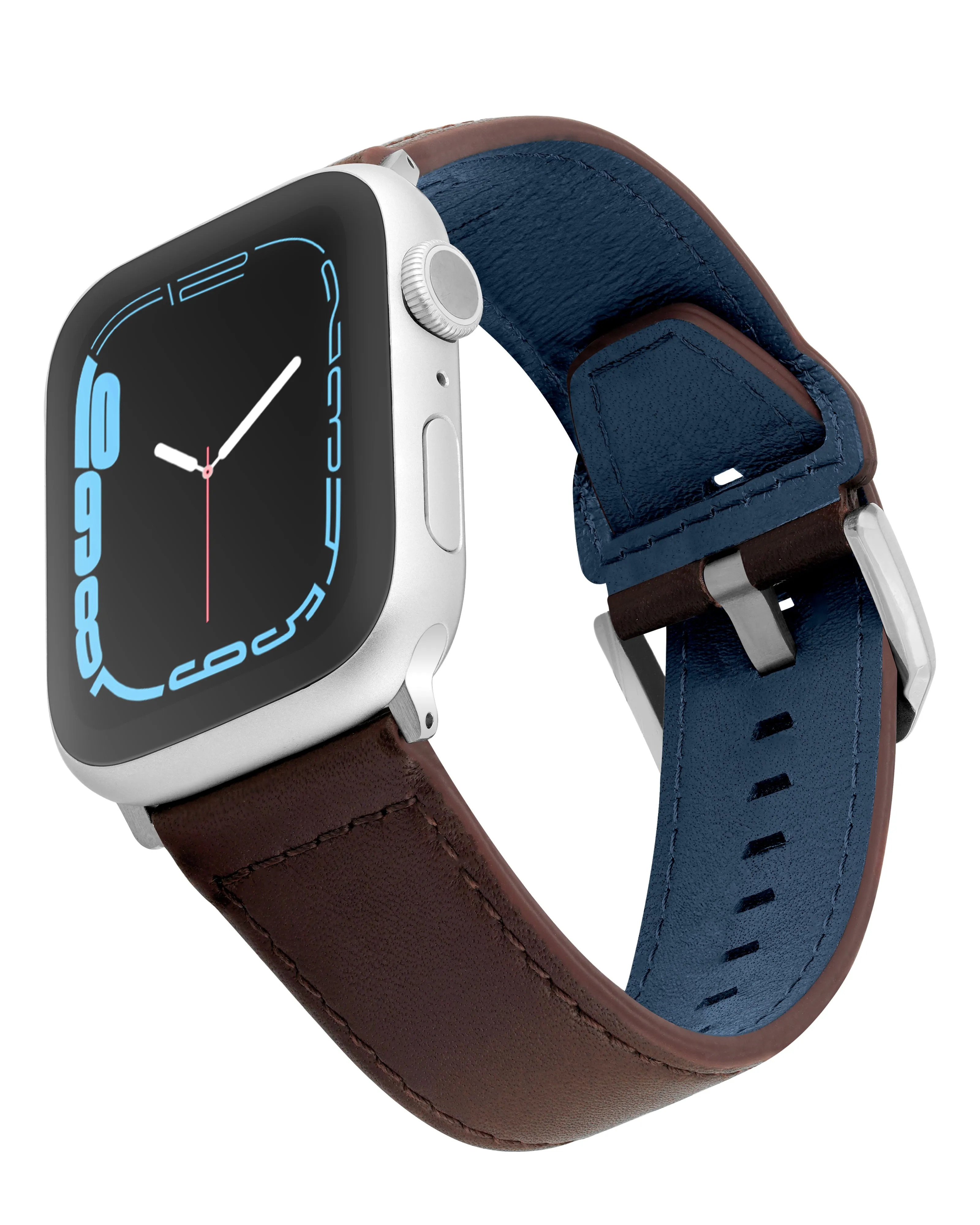 Stitched Leather Keeperless Strap for Apple Watch® sold by WITHiit product image thumbnail 5