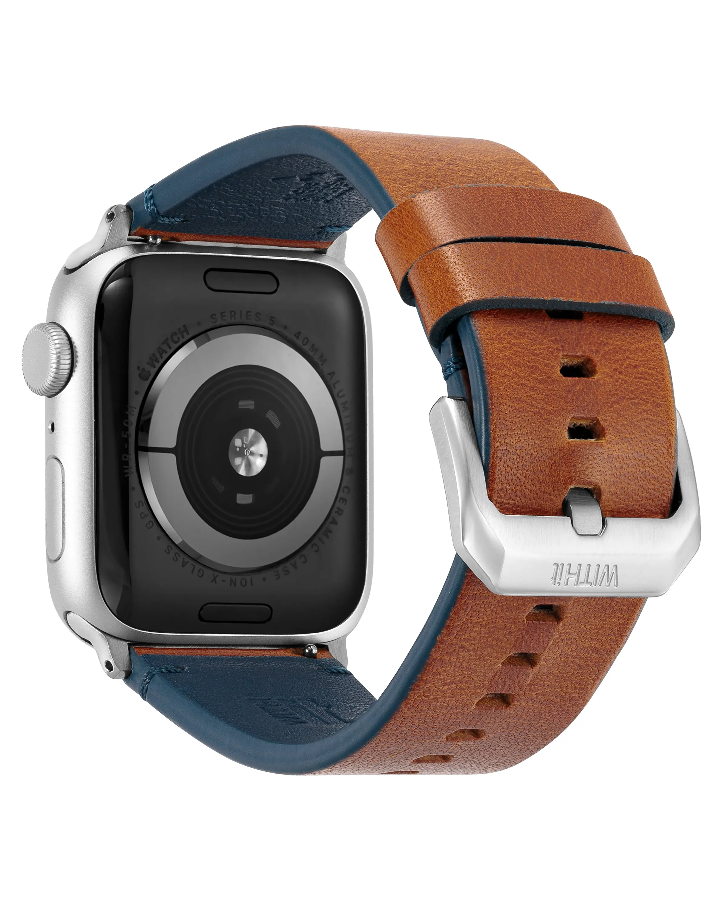 Cut-Edge Oiled Leather Band for Apple Watch® sold by WITHiit product image thumbnail 3