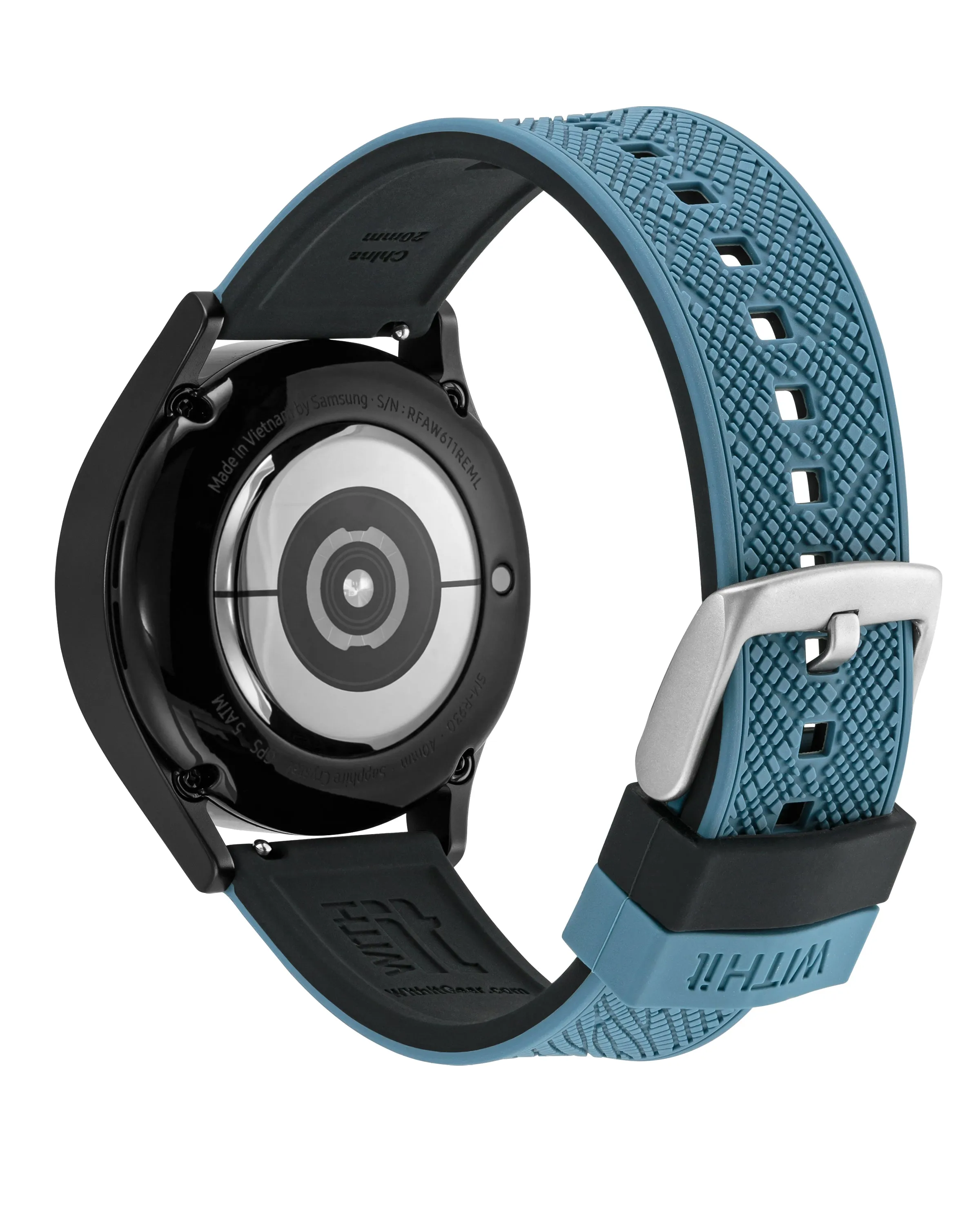Textured Elastic Nylon & Color-pop Silicone Bands For Samsung, 2-Pack sold by WITHiit product image thumbnail 3