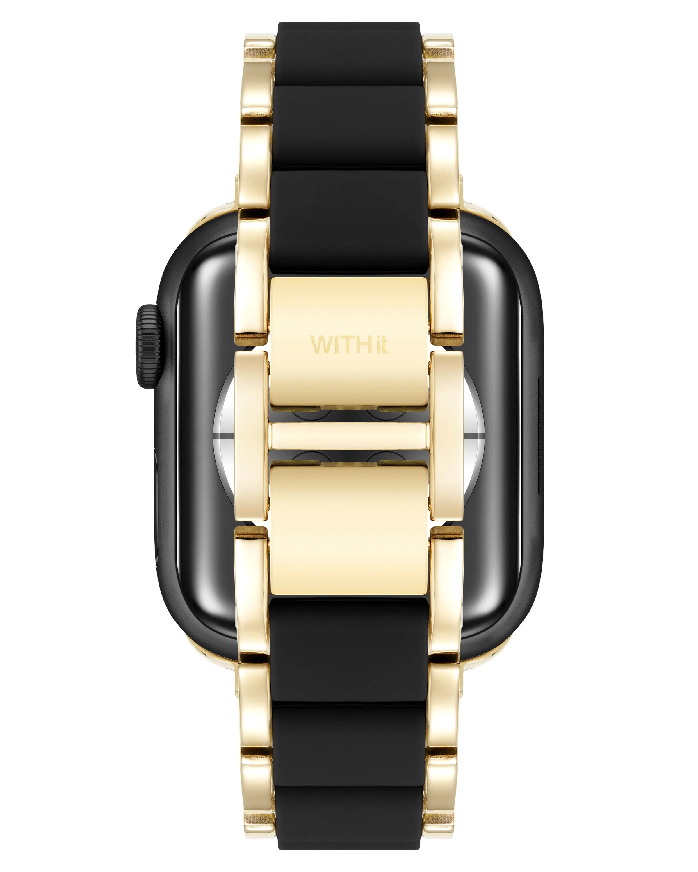 Stainless Steel with Silicone Band for Apple Watch® sold by WITHiit product image thumbnail 4