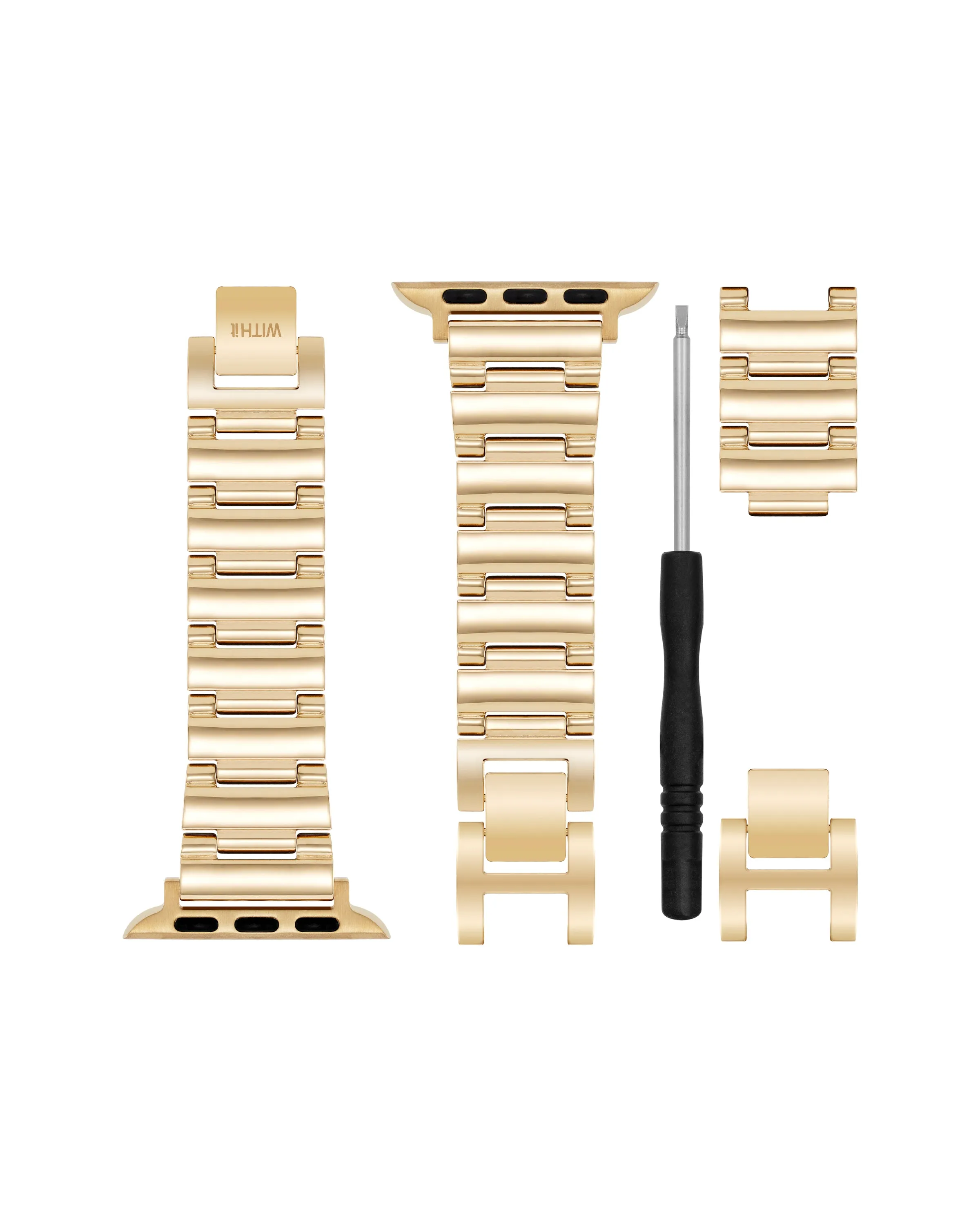 Straight Edge Link Band for Apple Watch® sold by WITHiit product image thumbnail 3